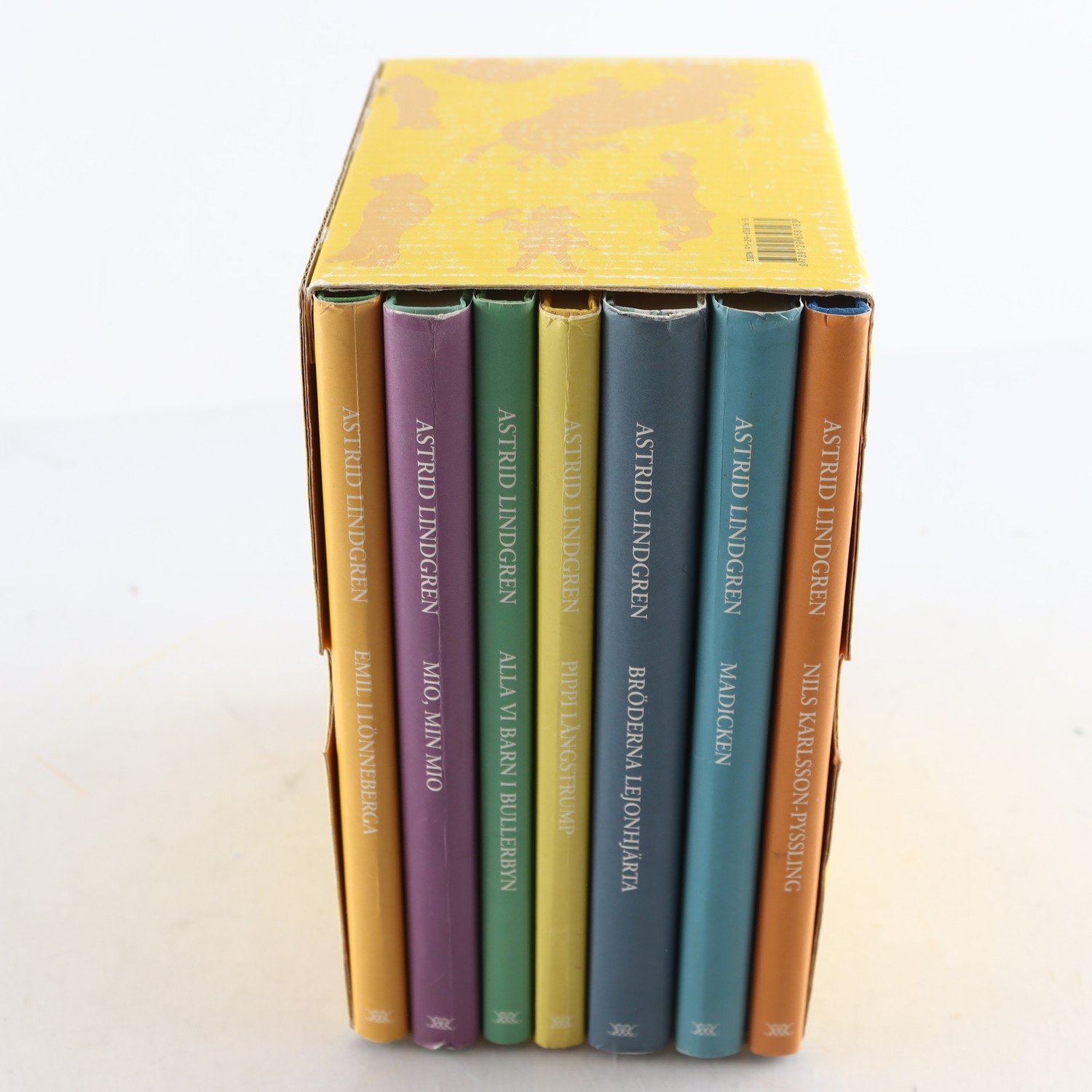 Astrid Lindgren, bokpaket, 7 volymer i kassett