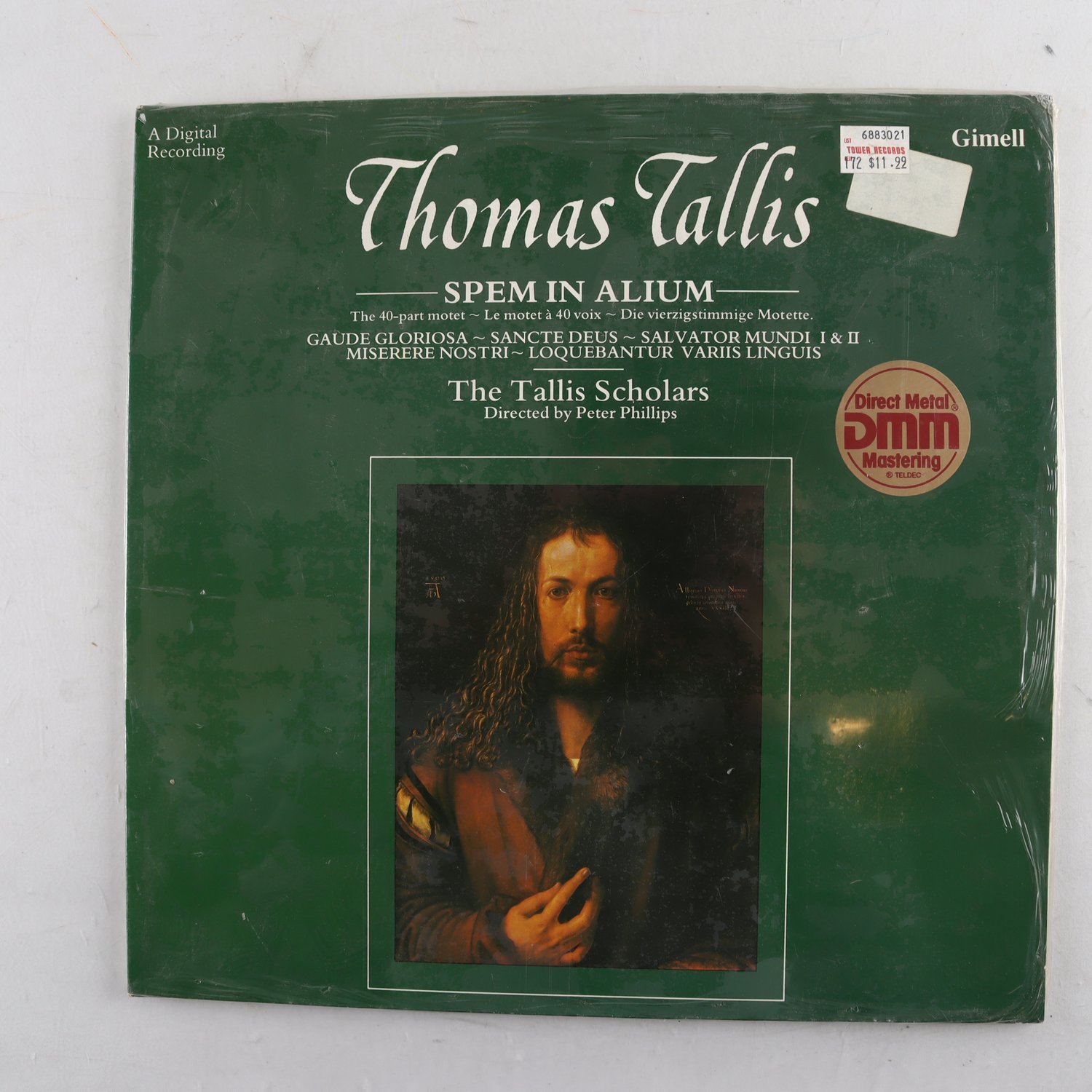 LP Thomas Tallis, The Tallis Scholars, Peter Phillips, Spem In Alium