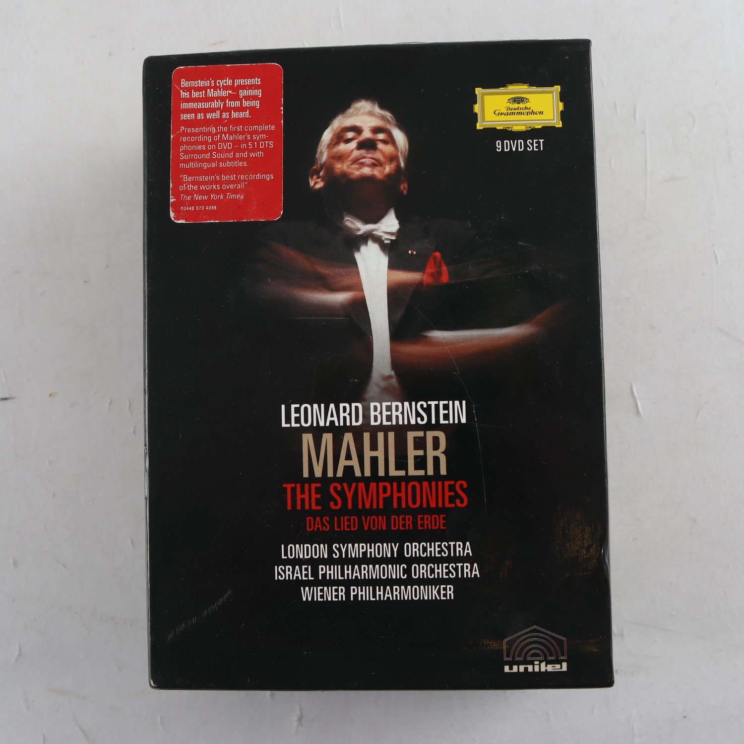 DVD Mahler, Leonard Bernstein, The Symphonies, Das Lied Von Der Erde