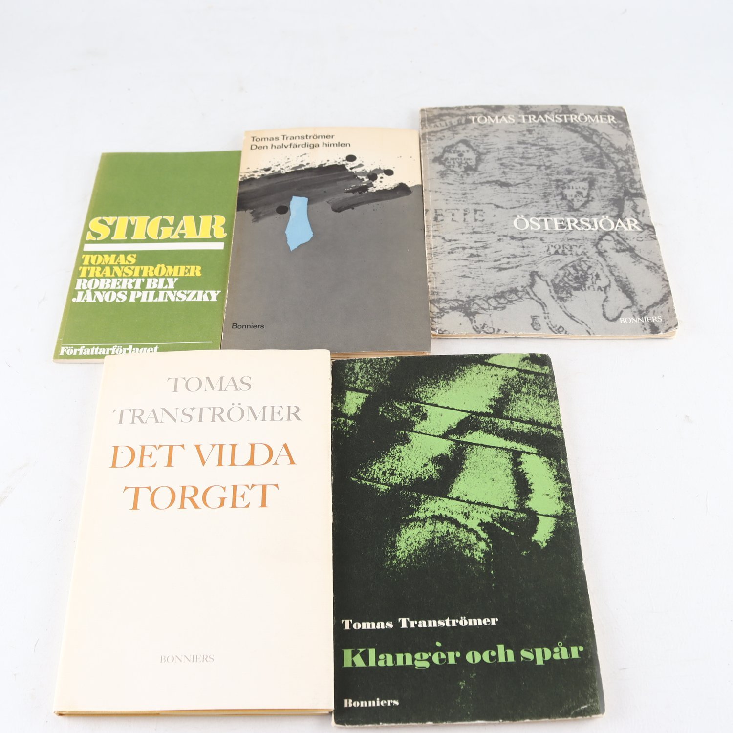 Tomas Tranströmer, bokpaket med 5 volymer