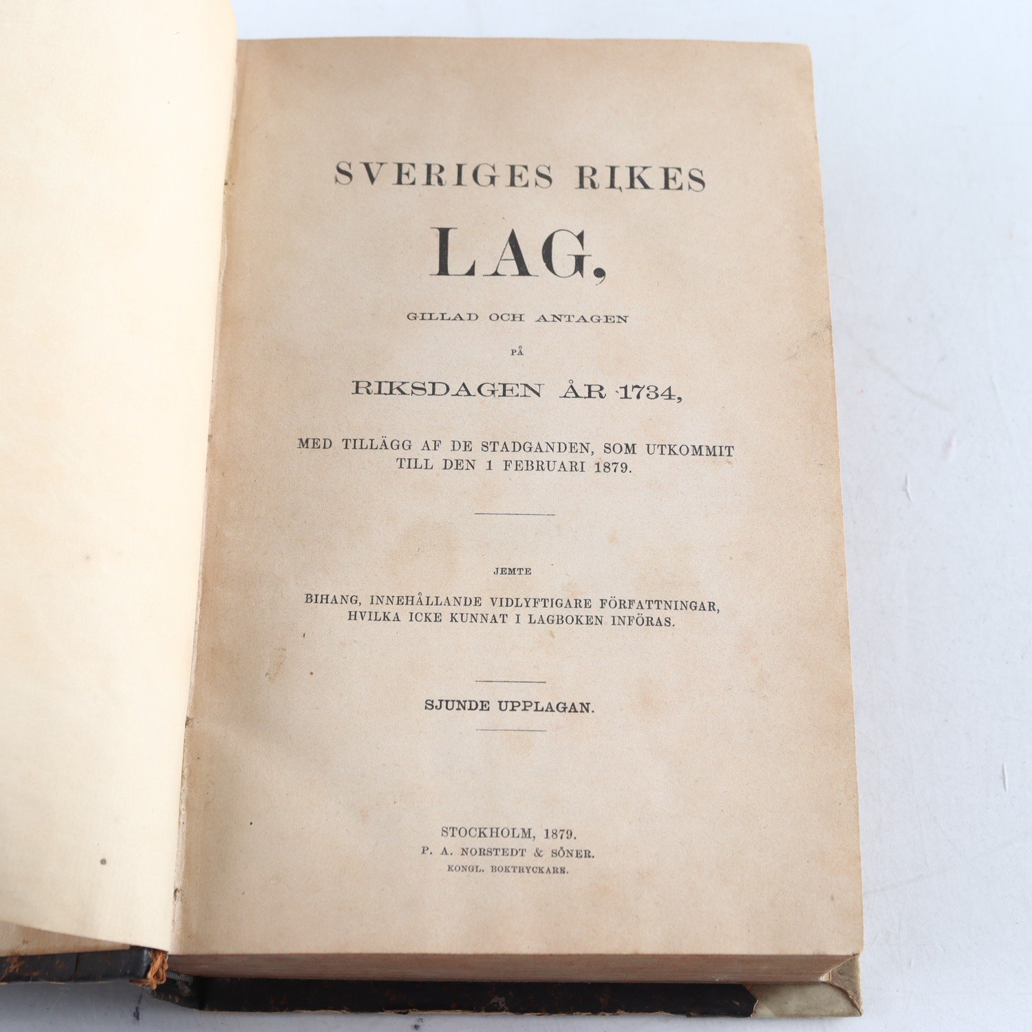 Sveriges Rikes Lag (1879)