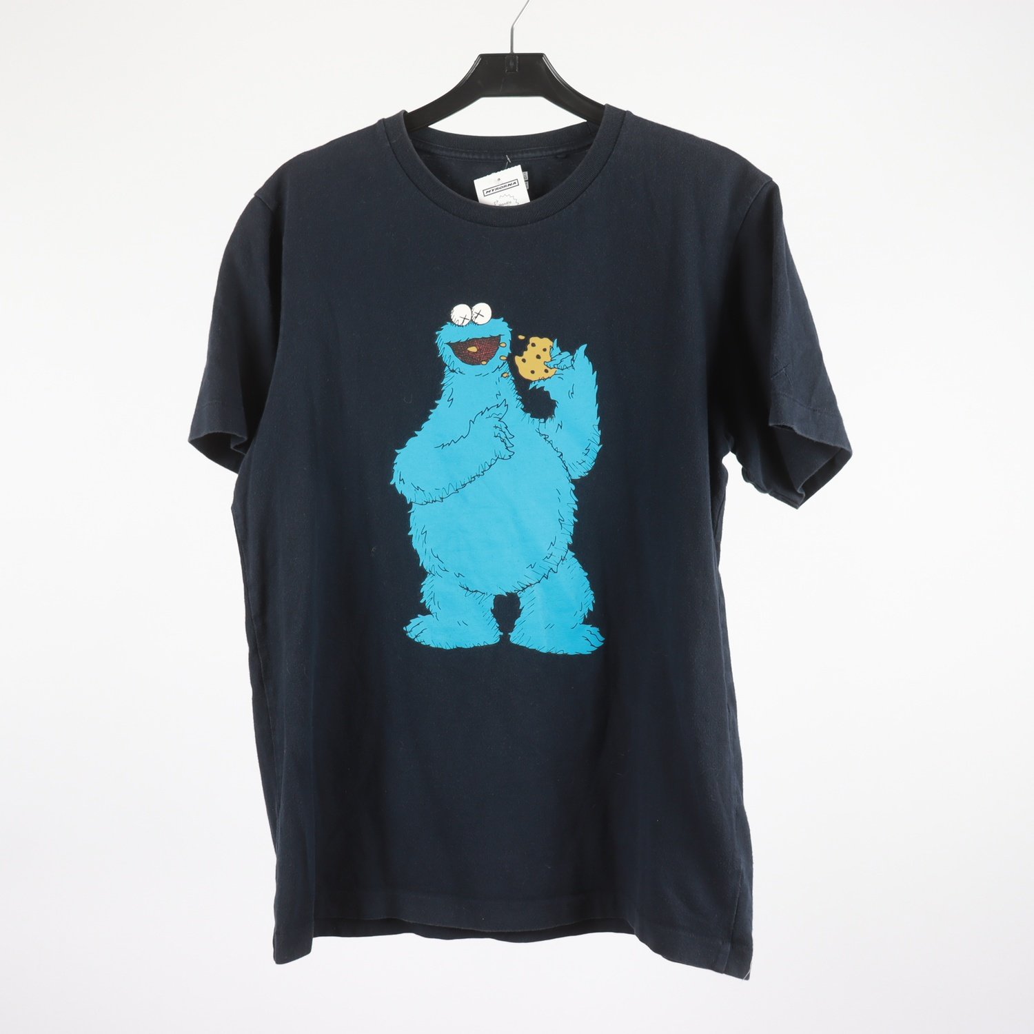 T-Shirt, Uniqlo Cookie Monster, Svart, Stl. S