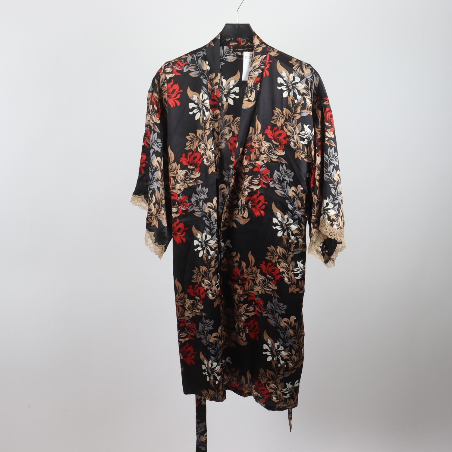 Kimono, Twilfit, mönstrad, 100% silk, stl. M/L