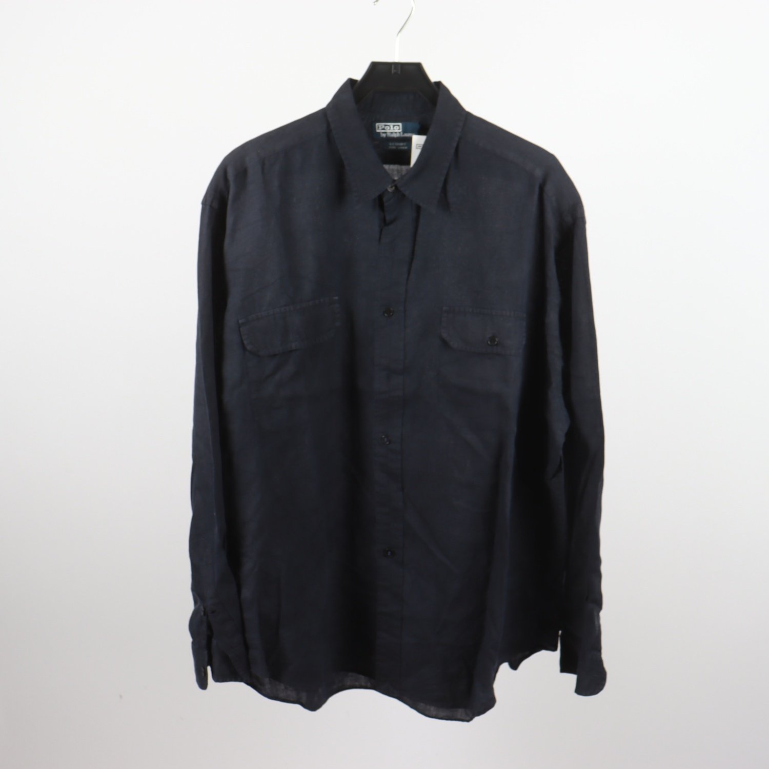 Skjorta, Polo Ralph Lauren, svart, lin, stl. XXL