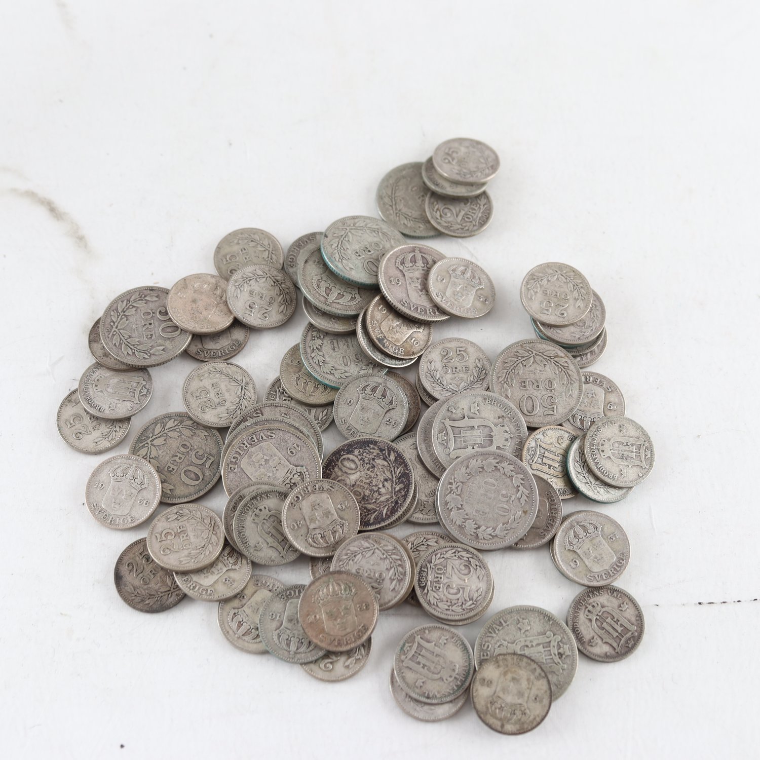 Mynt, svenska silver, 60%