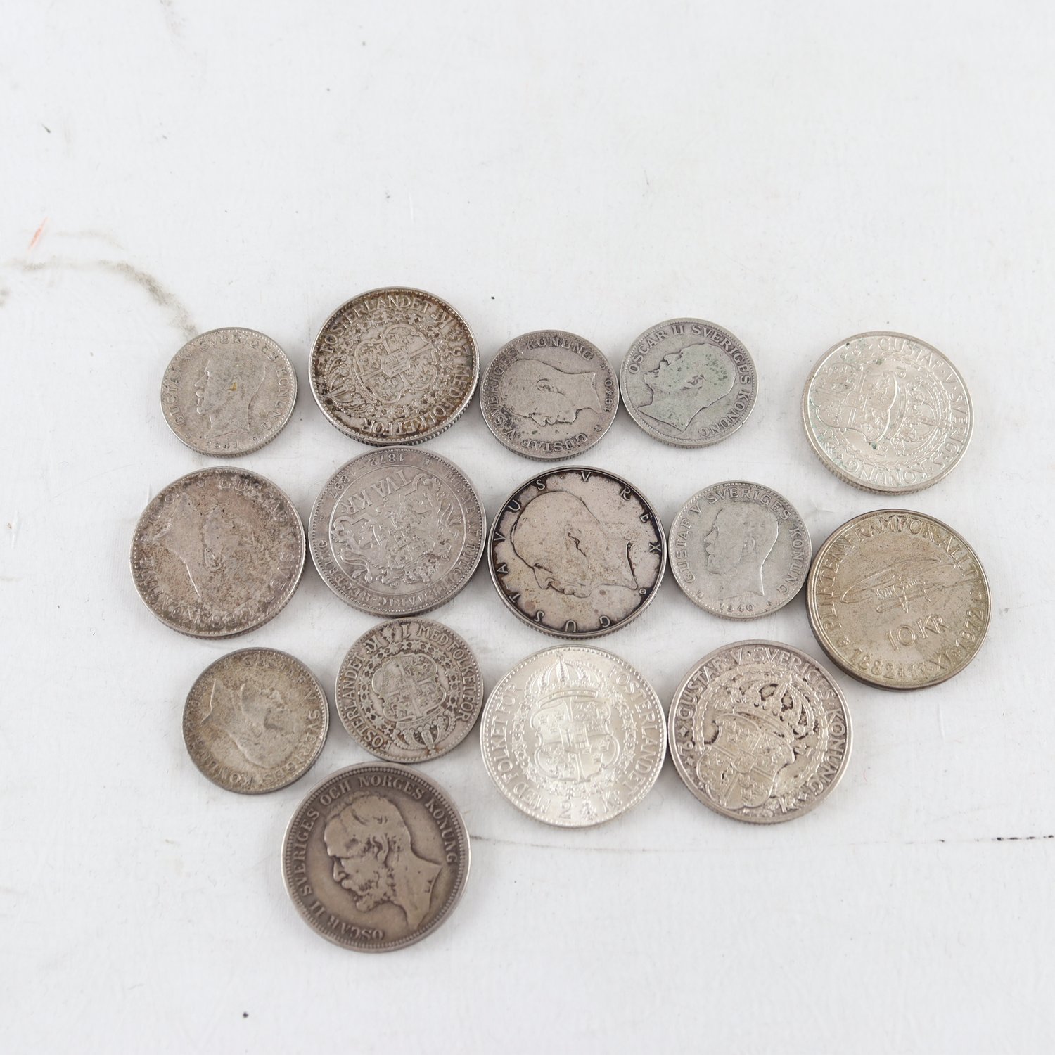 Mynt, svenska silver, 80%