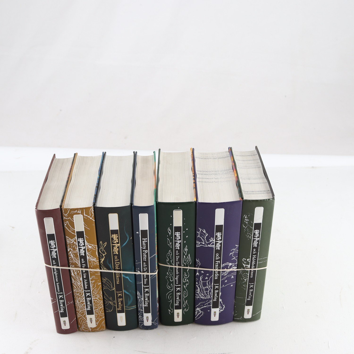 J. K. Rowling, Harry Potter, komplett serie med 7 volymer. Samfraktas ej.