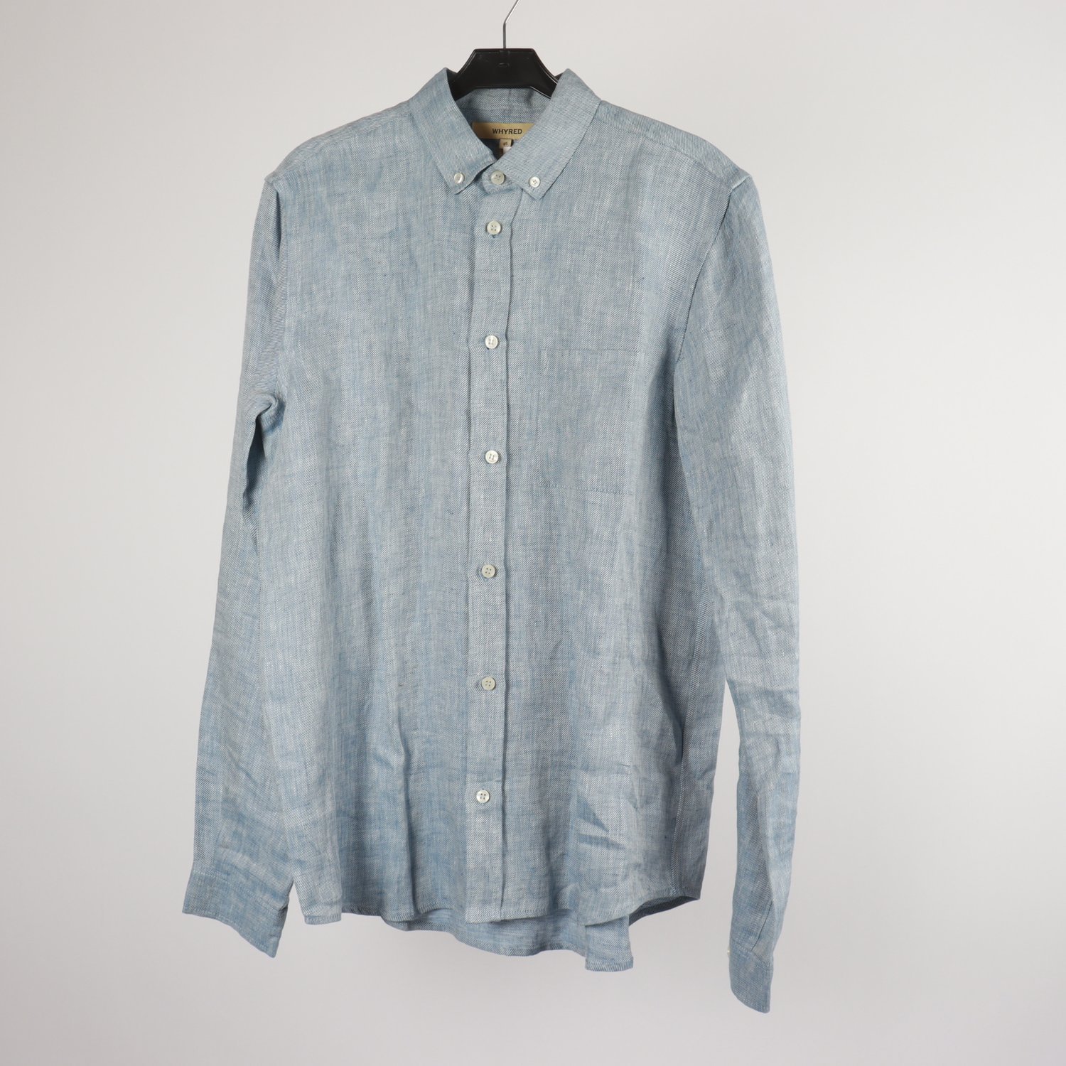 Skjorta, Whyred, blå, 100 % linne, stl. 46