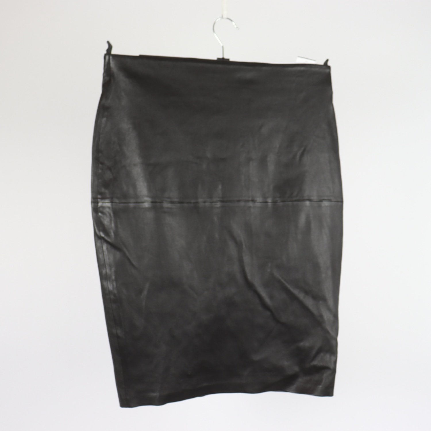 Kjol, By Malene Birger, 100% läder, svart, stl. 42