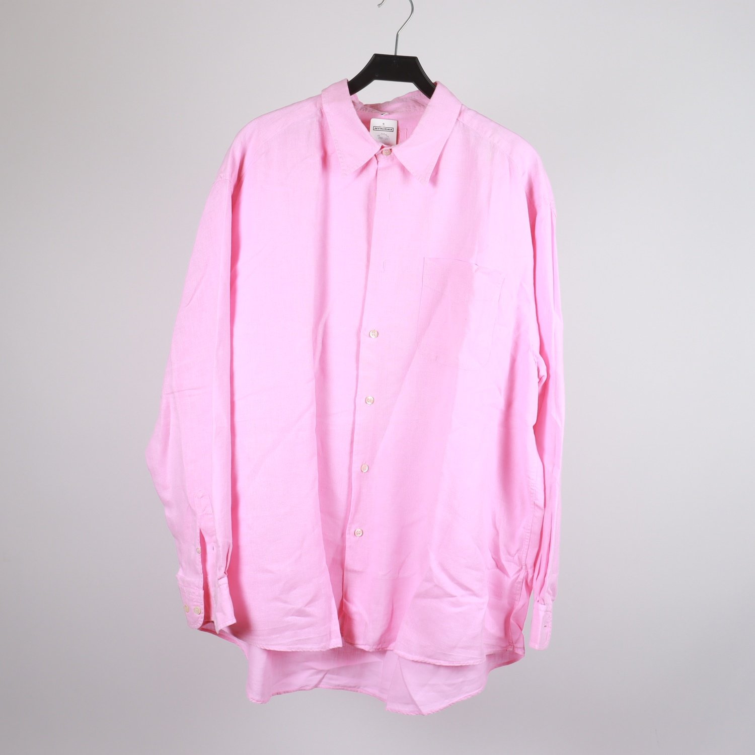 Skjorta, KIWI, 100% linne, rosa, stl. 3XL
