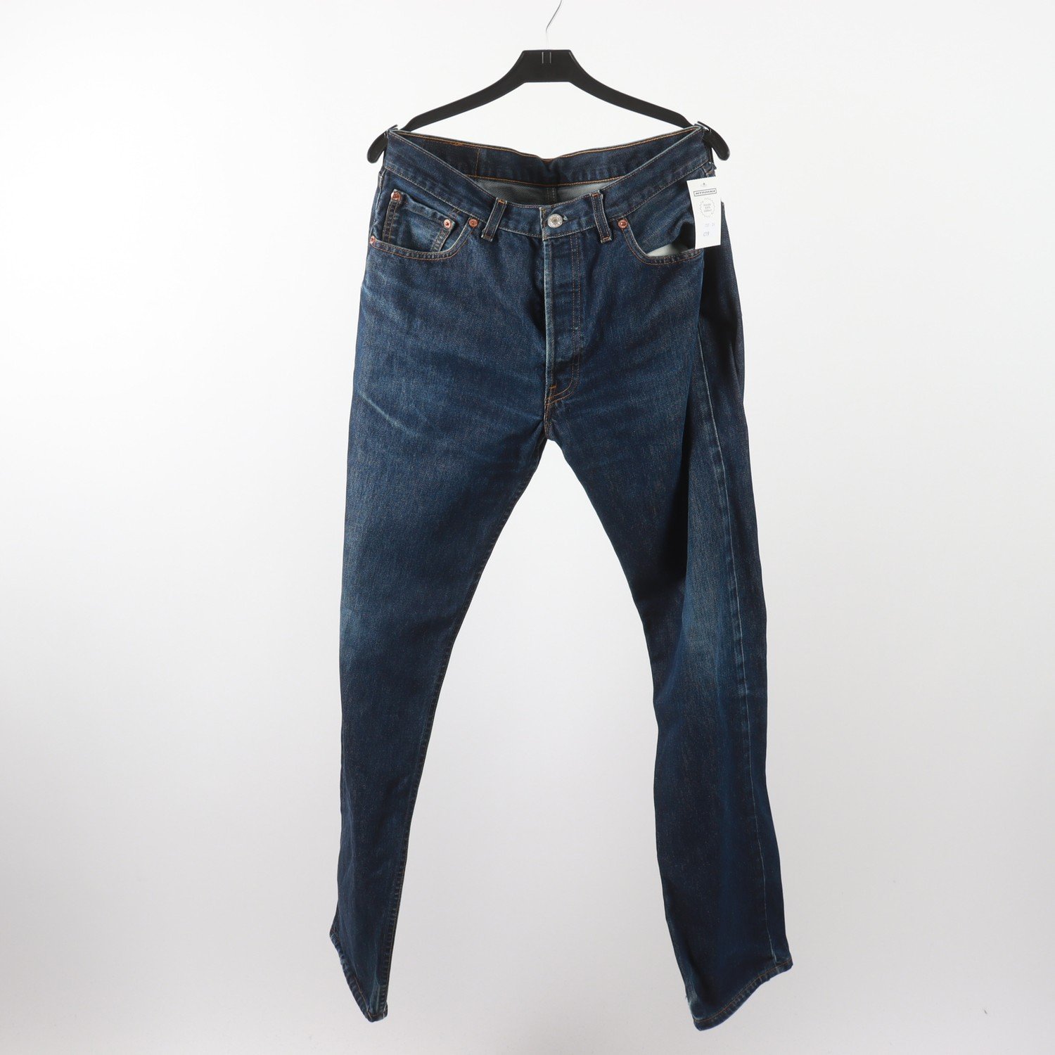 Jeans, Levis 501, blå, stl. 34/34