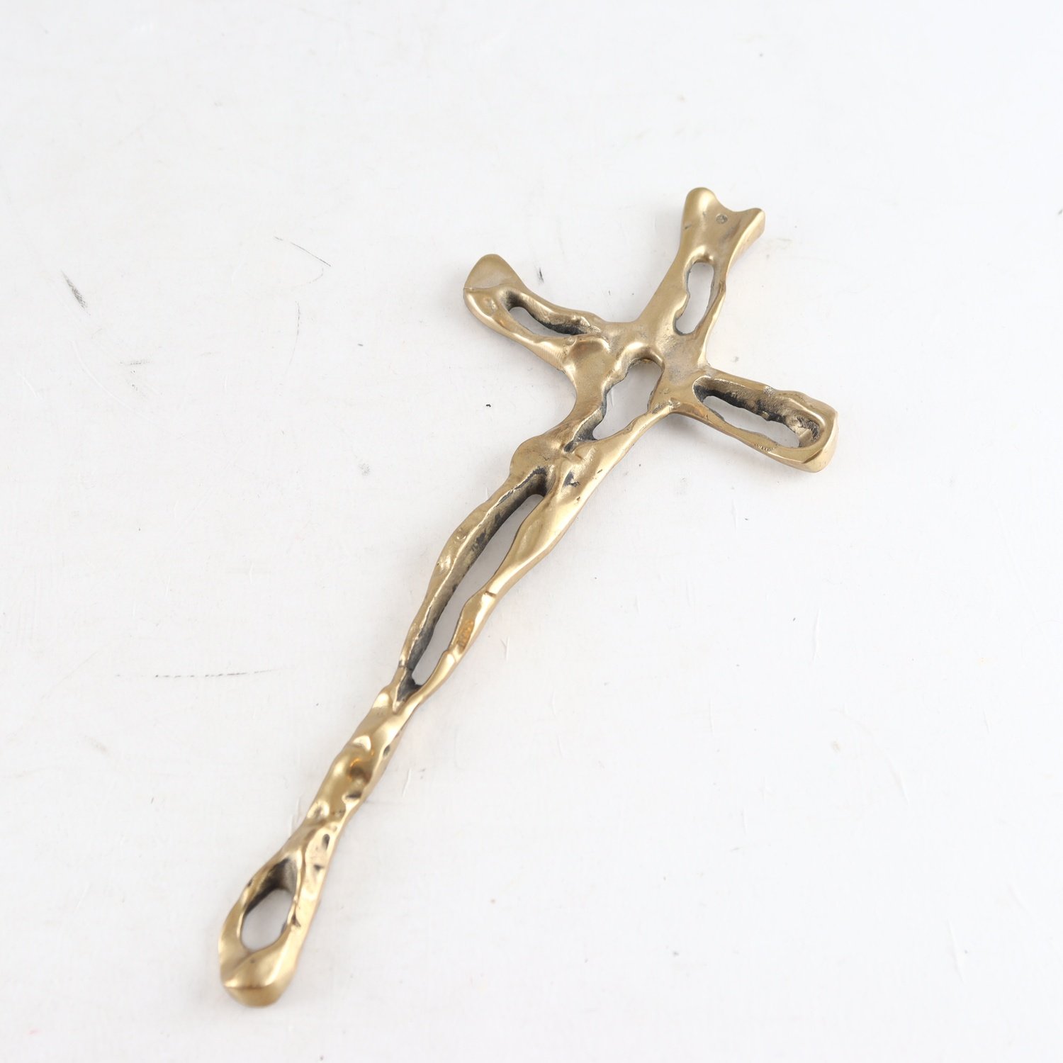 Kors, Krucifix, förgylld brons