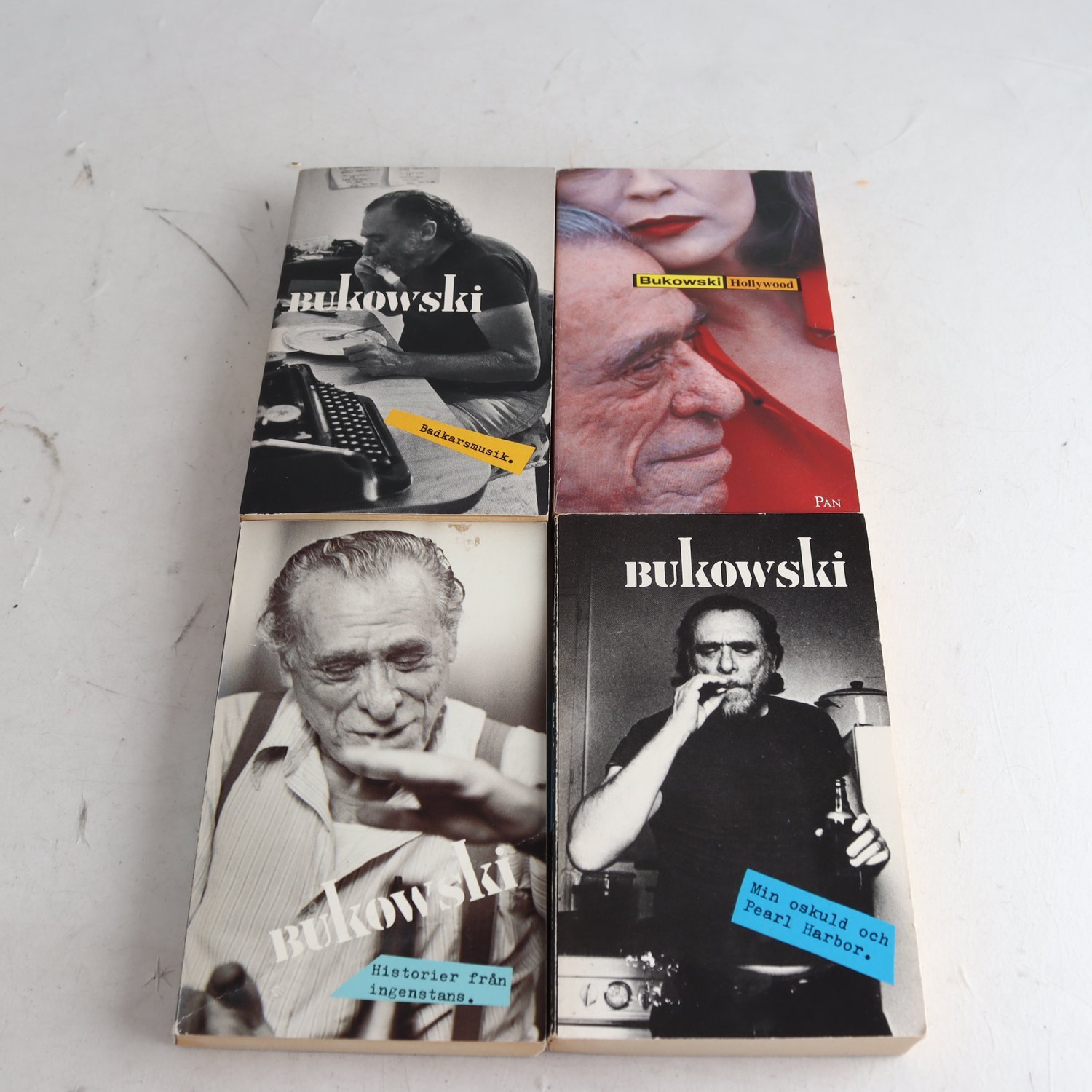 Bokpaket, Charles Bukowski, 4 titlar, Pocket