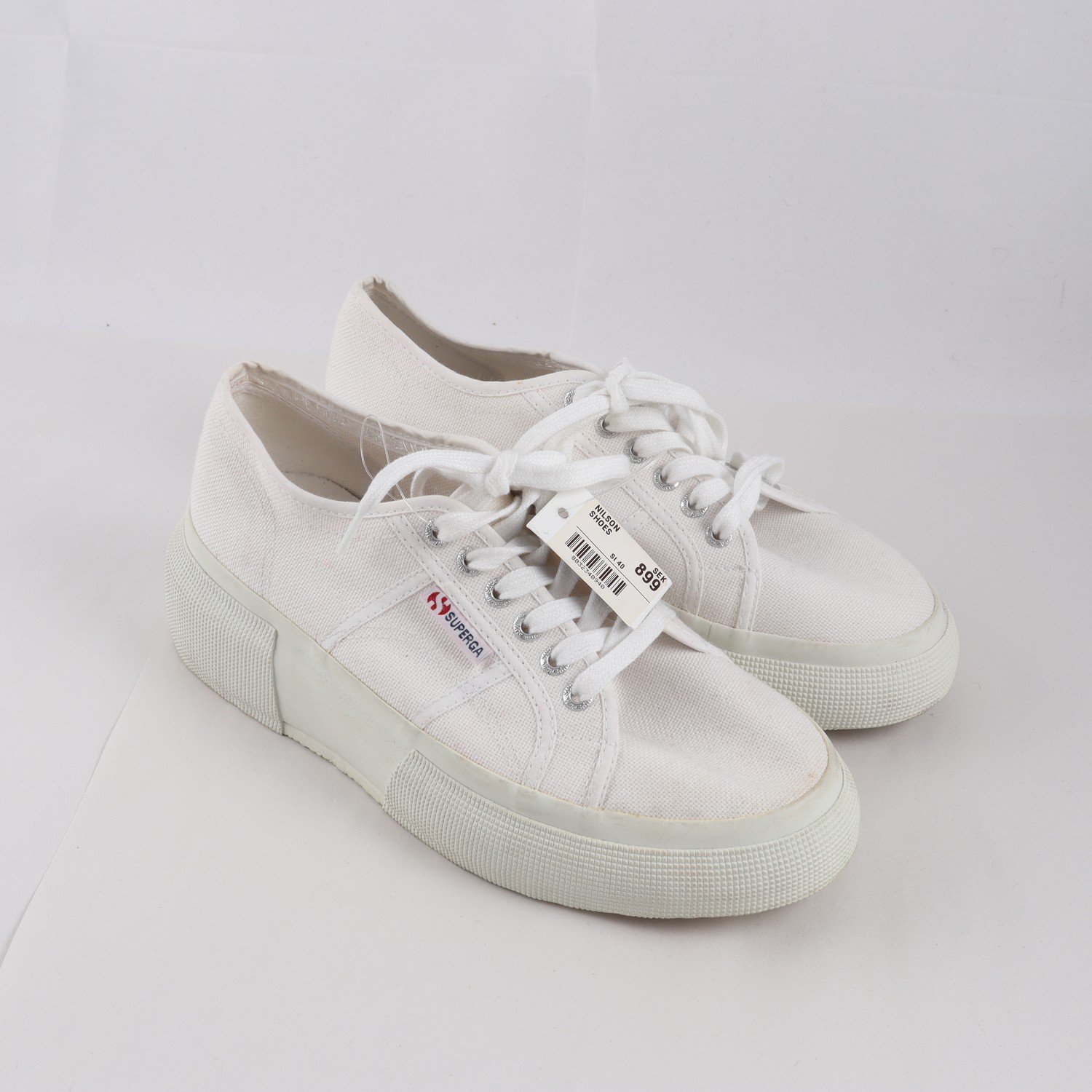 Sneakers, Superga, vit, stl. 40