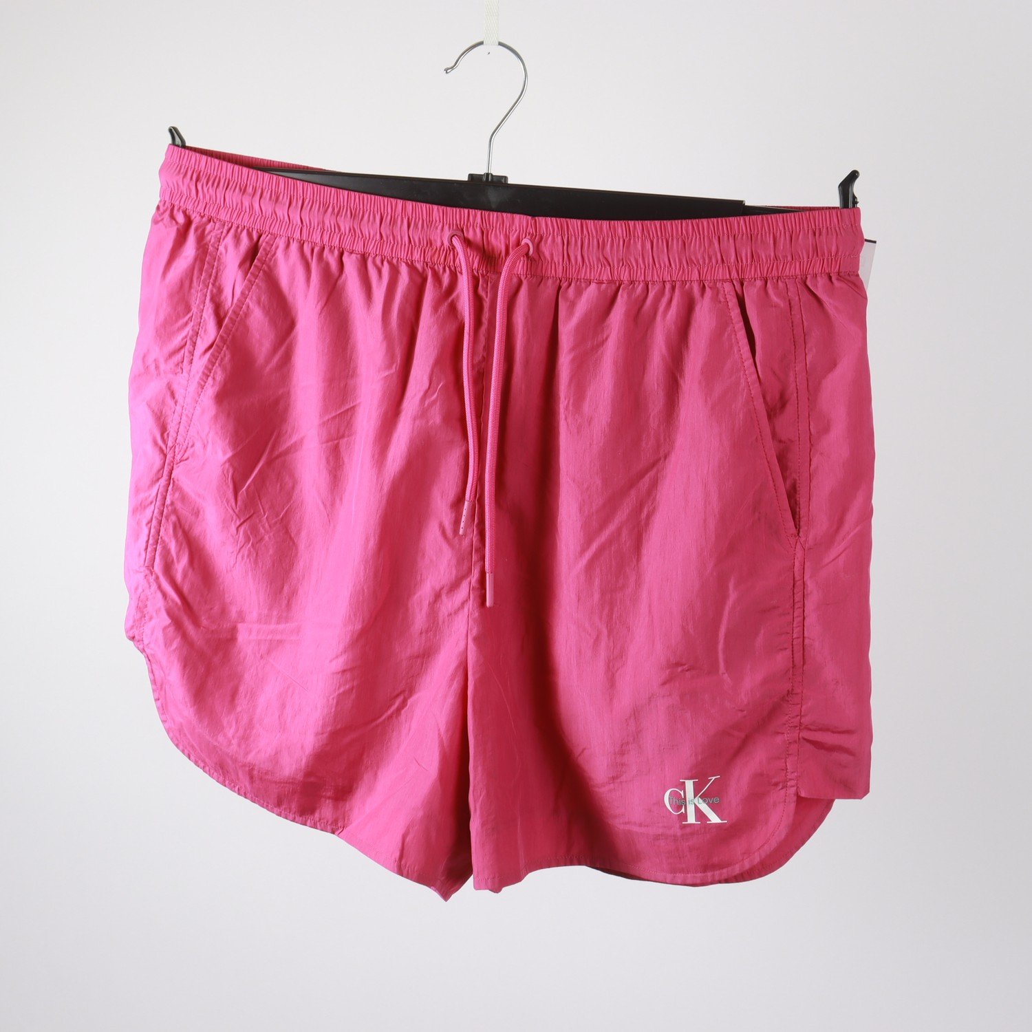 Träningsshorts, Calvin Klein, rosa, stl. L