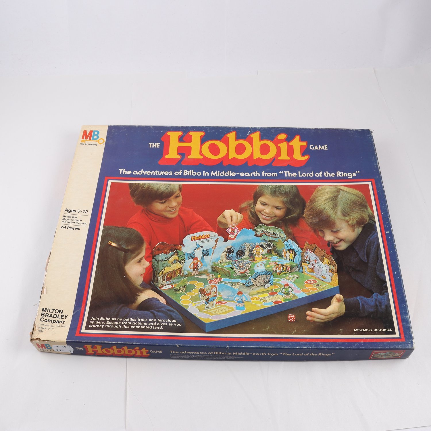 Brädspel, The hobbit game, MB, Vintage, Samfraktas ej.