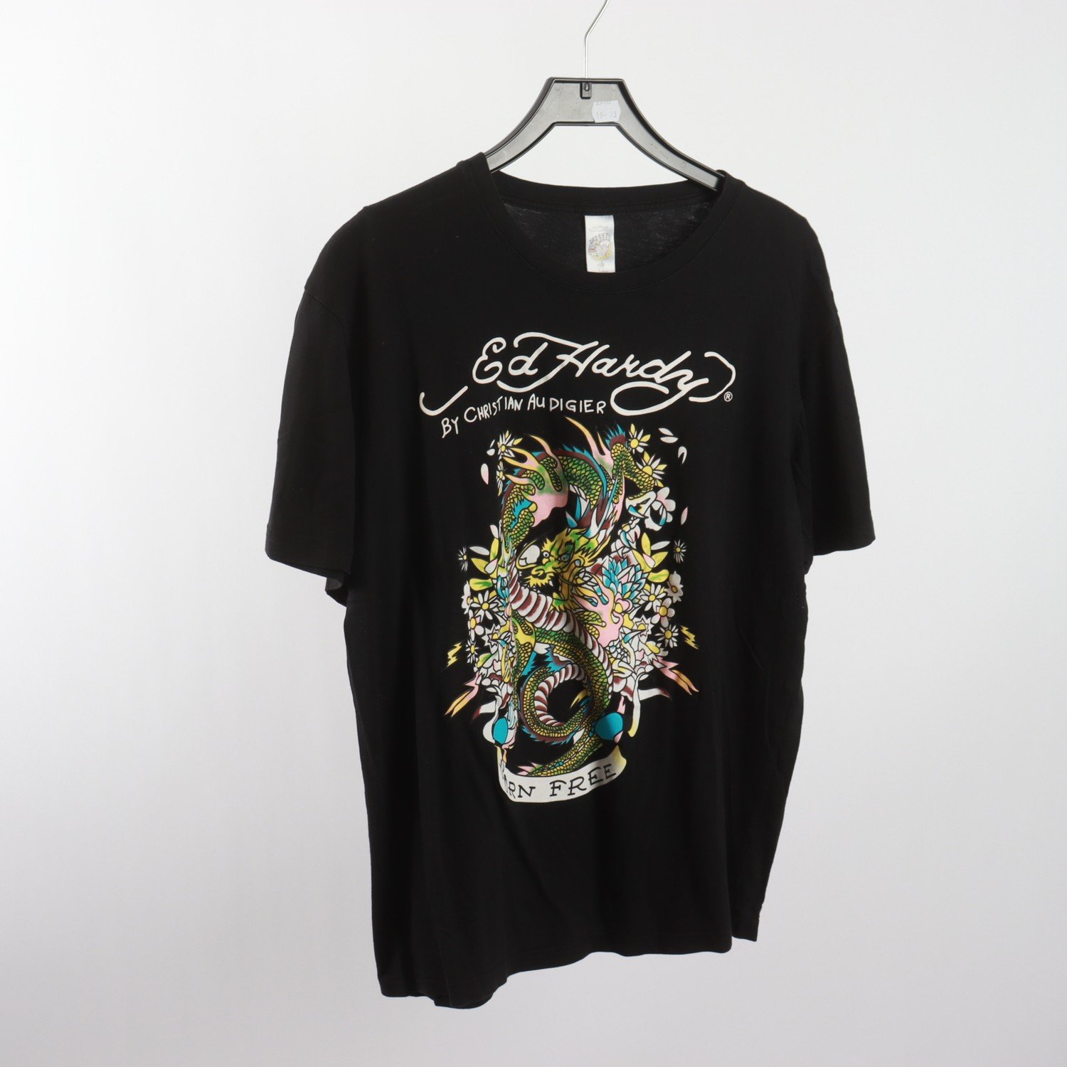 T-shirt, Ed Hardy, svart, stl. XL