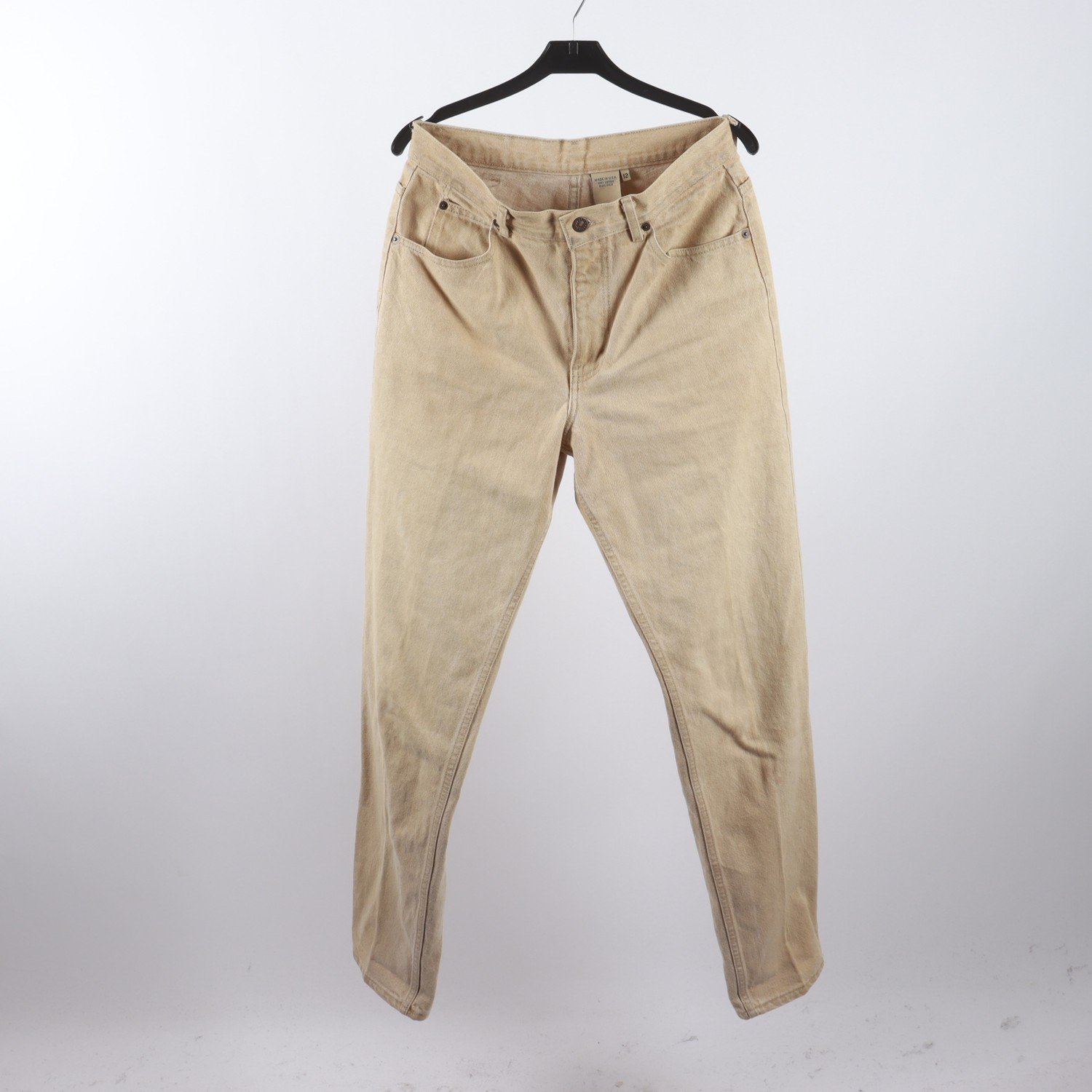 Jeans, Calvin Klein, beige, stl. 12 (L)