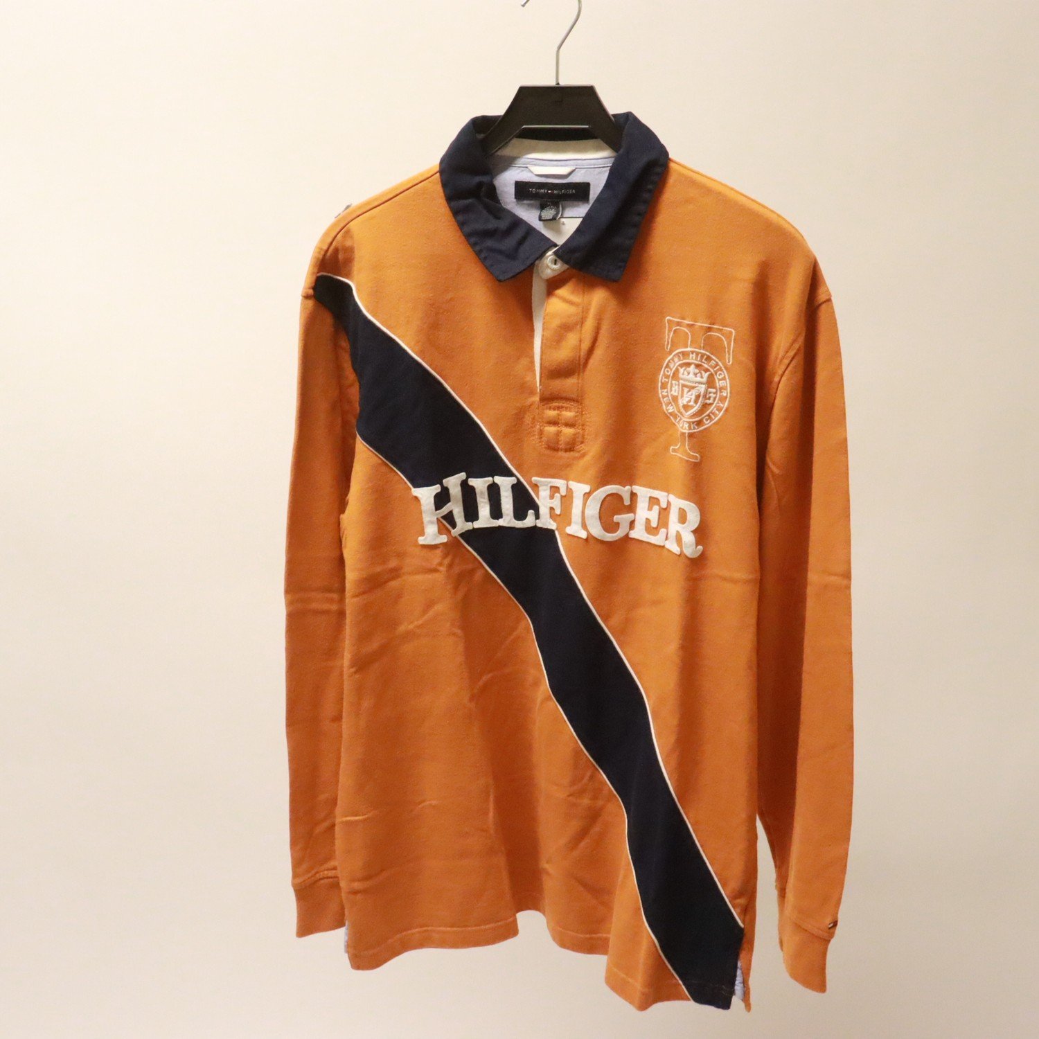 Tröja, Tommy Hilfiger, orange, blå, stl. XL