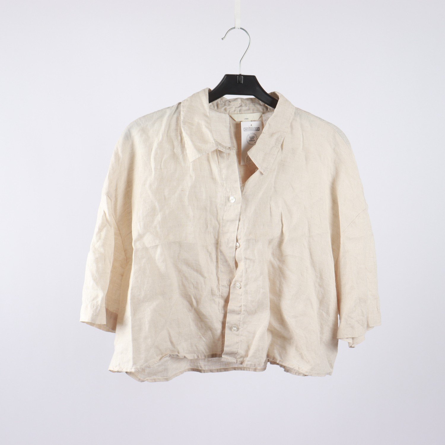 Blus, H&M, beige, stl. S