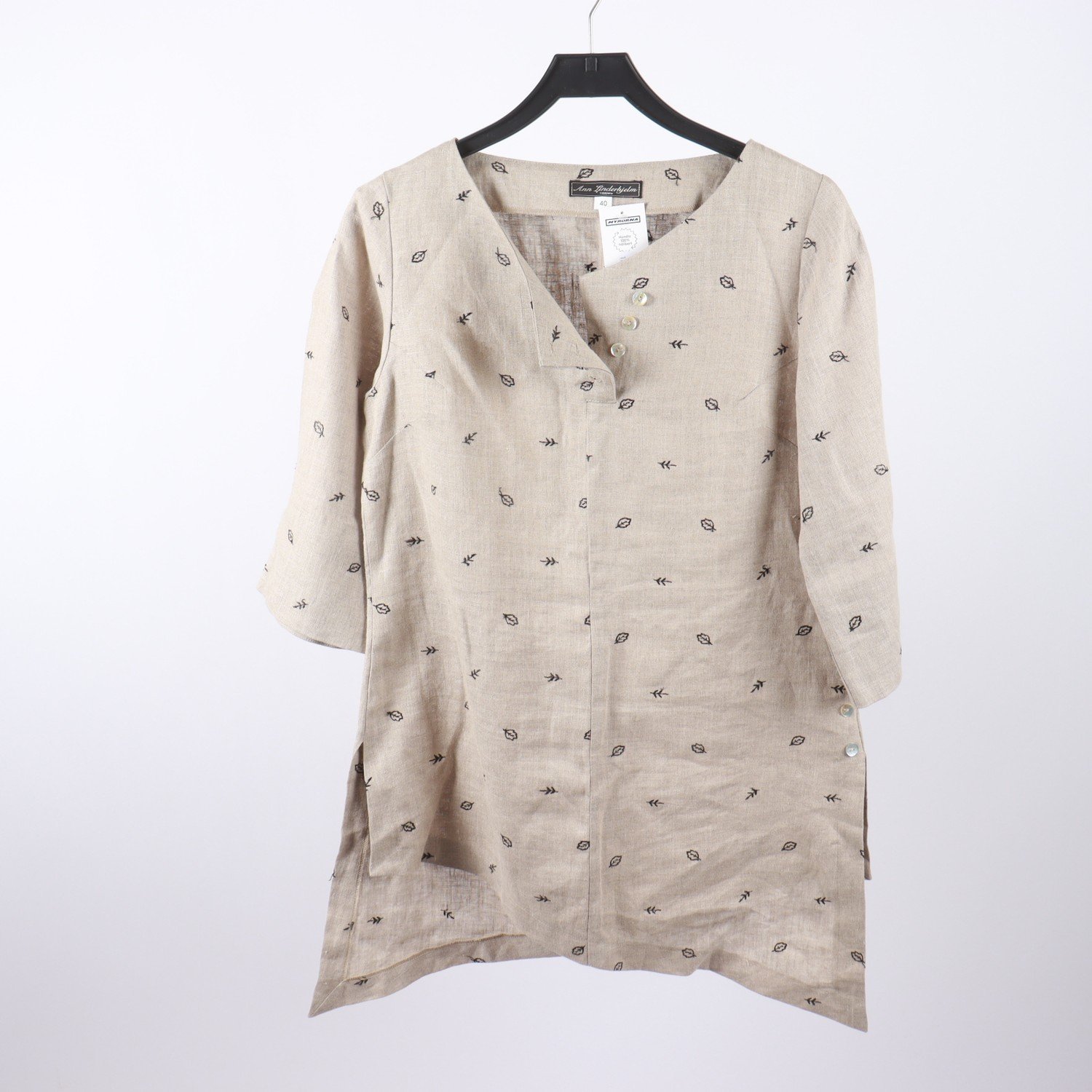 Blus, Ann Linderhjelm, beige, stl. 40