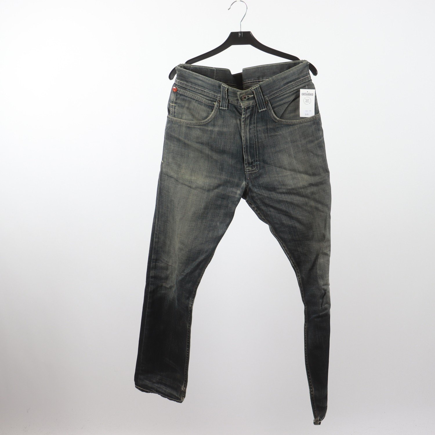 Jeans, Evisu, blå, stl. W: 32″ L: 34″