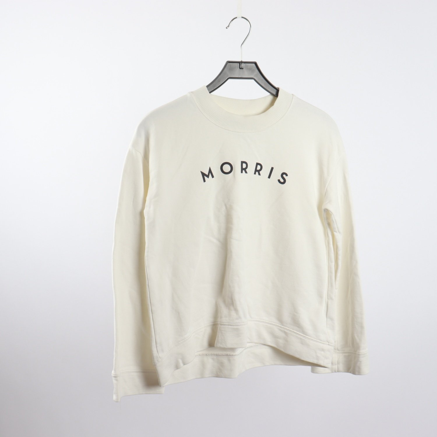 Sweatshirt, Morris, vit, stl. S