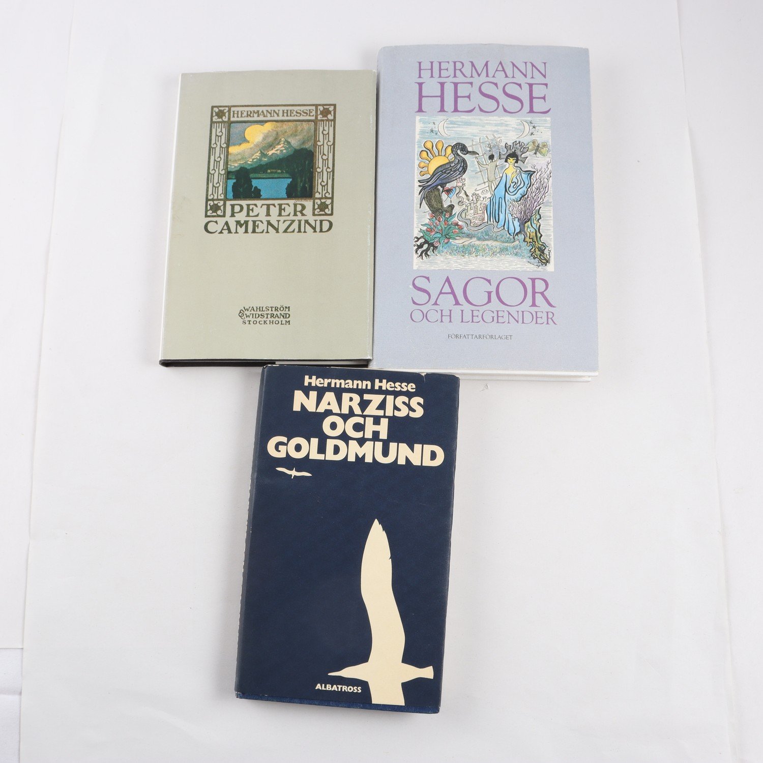Hermann Hesse, bokpaket med tre volymer
