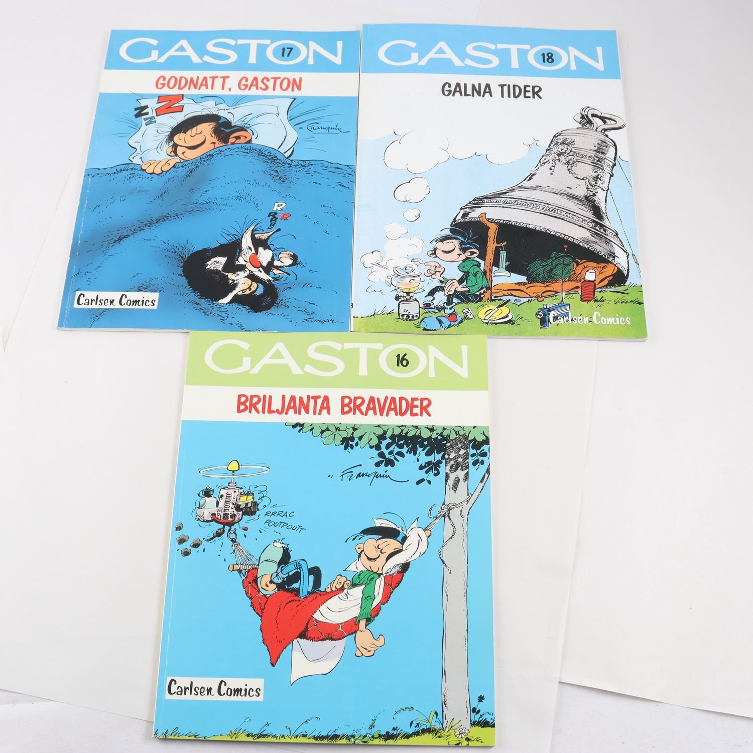 Gaston, album nr. 12-18