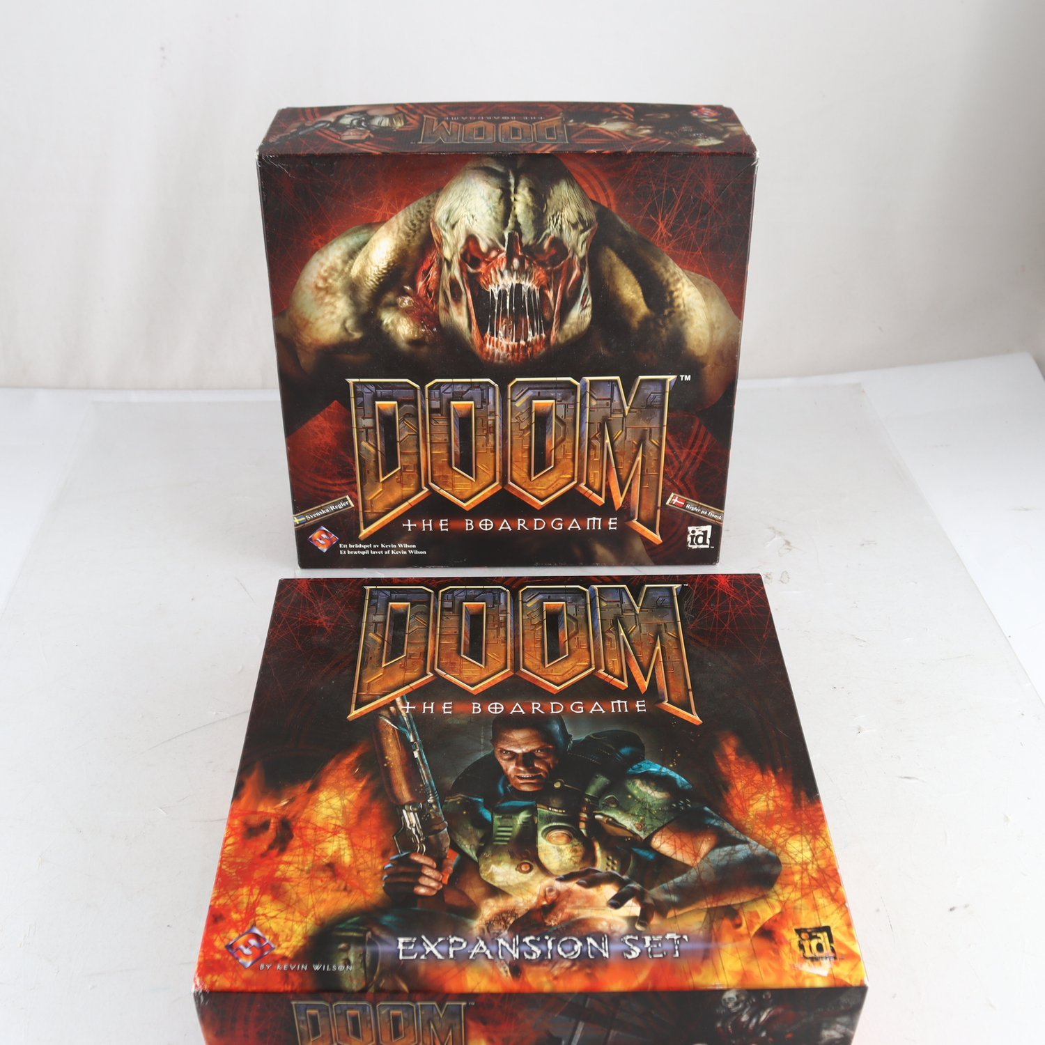 Brädspel, Doom The Boardgame + Expansion set. Samfraktas ej.