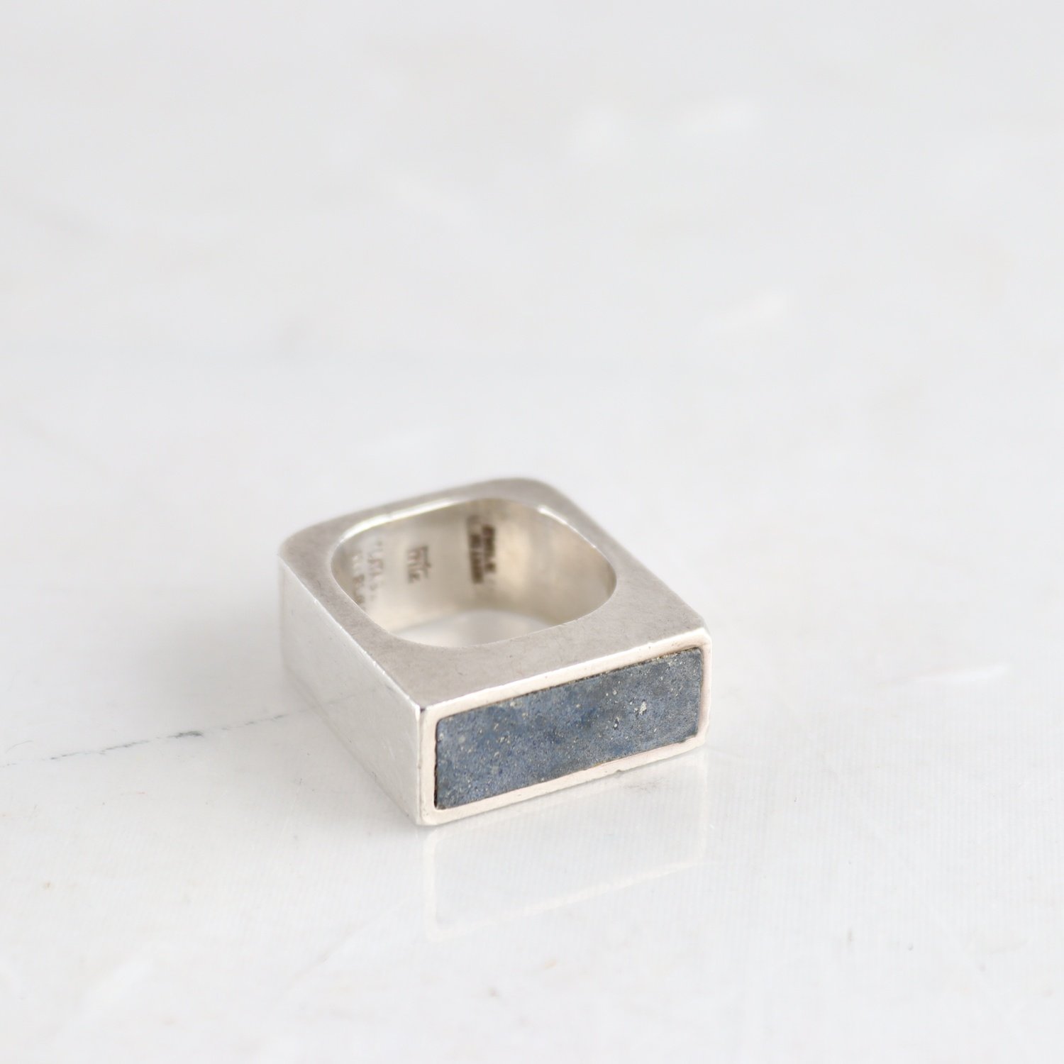 Ring, silver 925, sten. brv: 21,5 g