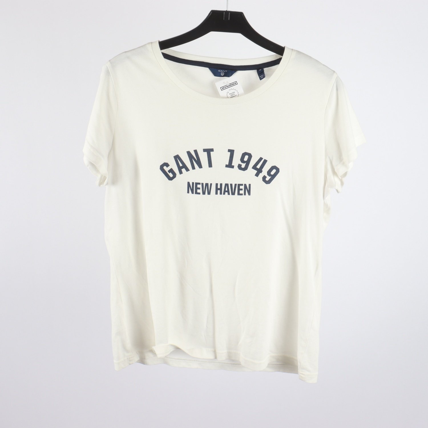 T-shirt, Gant, vit, stl. M