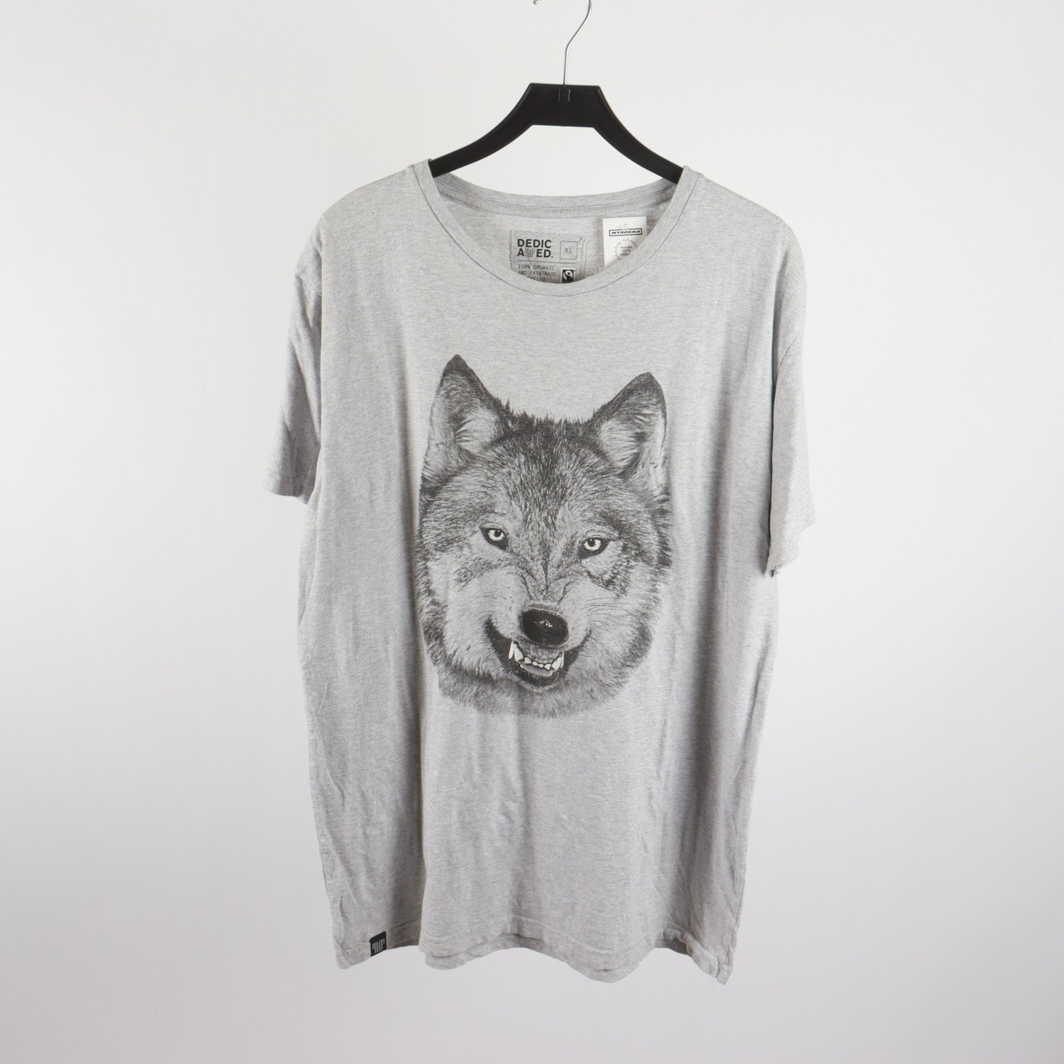 T-shirt, Dedicated, grå, stl. XL