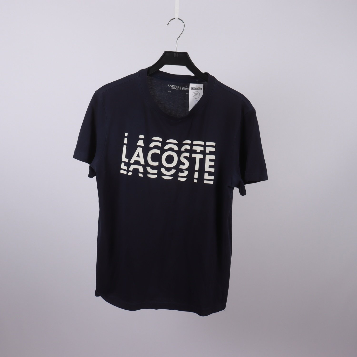 T-shirt. Lacoste, blå, stl. L