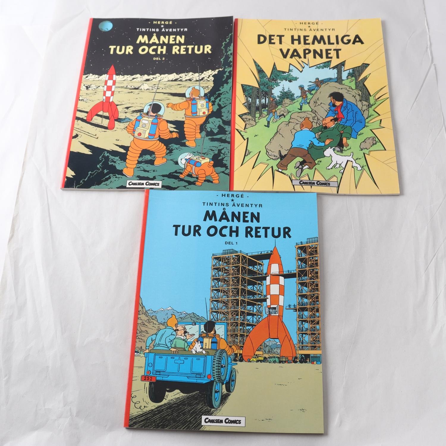 Tintins äventyr, album nr. 13-18, utgivna 2004-2005