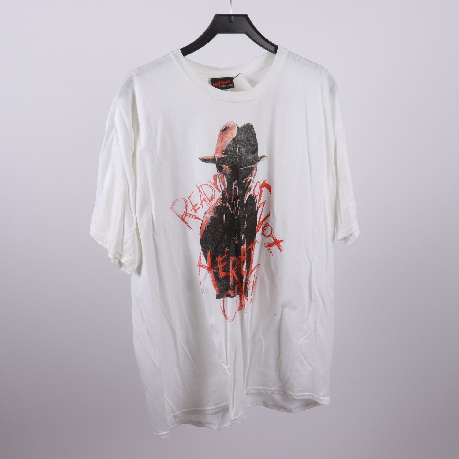 T-shirt, A Nightmare On Elm Street, vit, stl. XXL