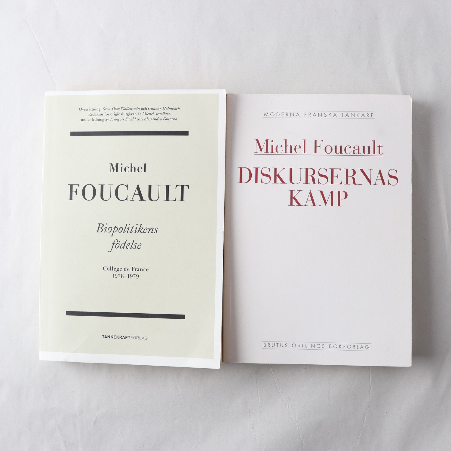Michel Foucault, bokpaket med 5 volymer
