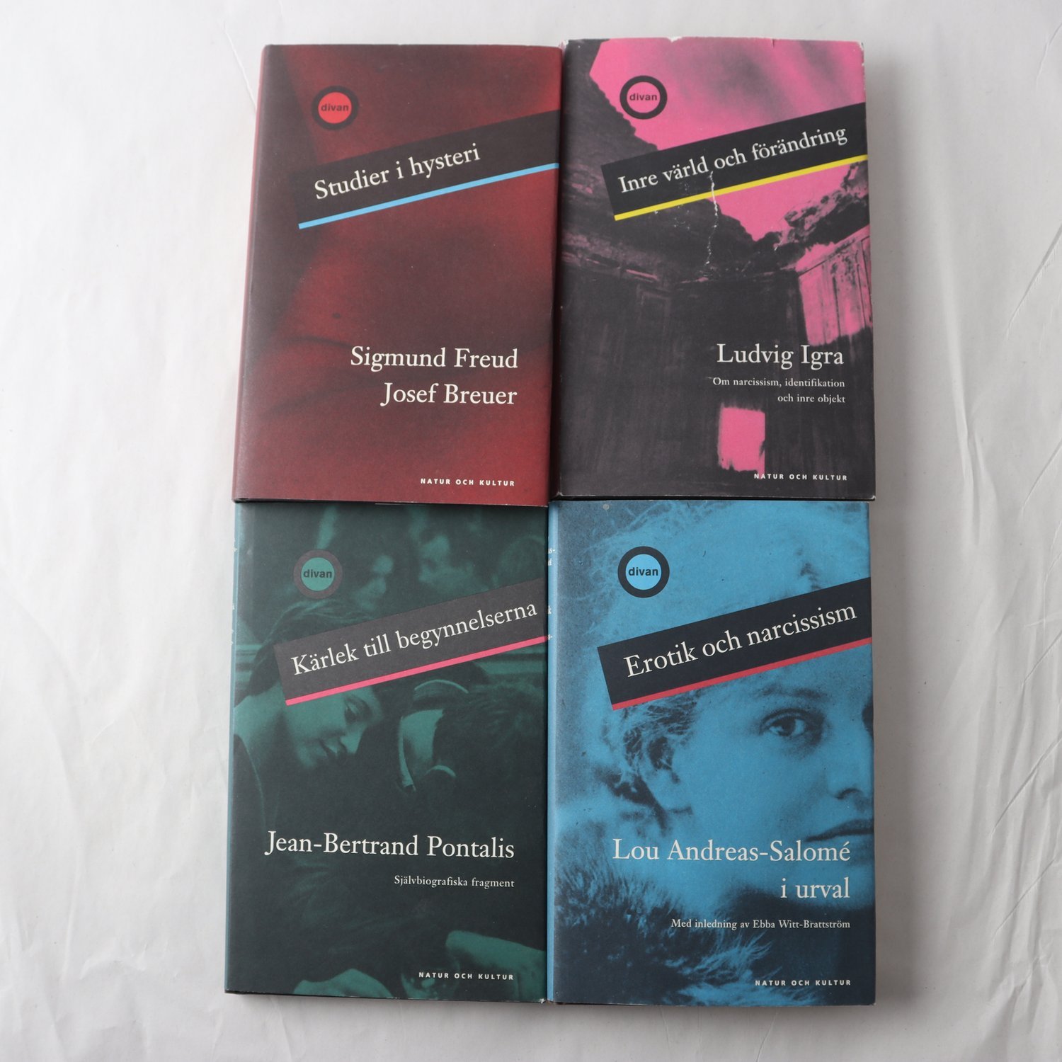 Psykoanalys, 4 volymer i Divan-serien