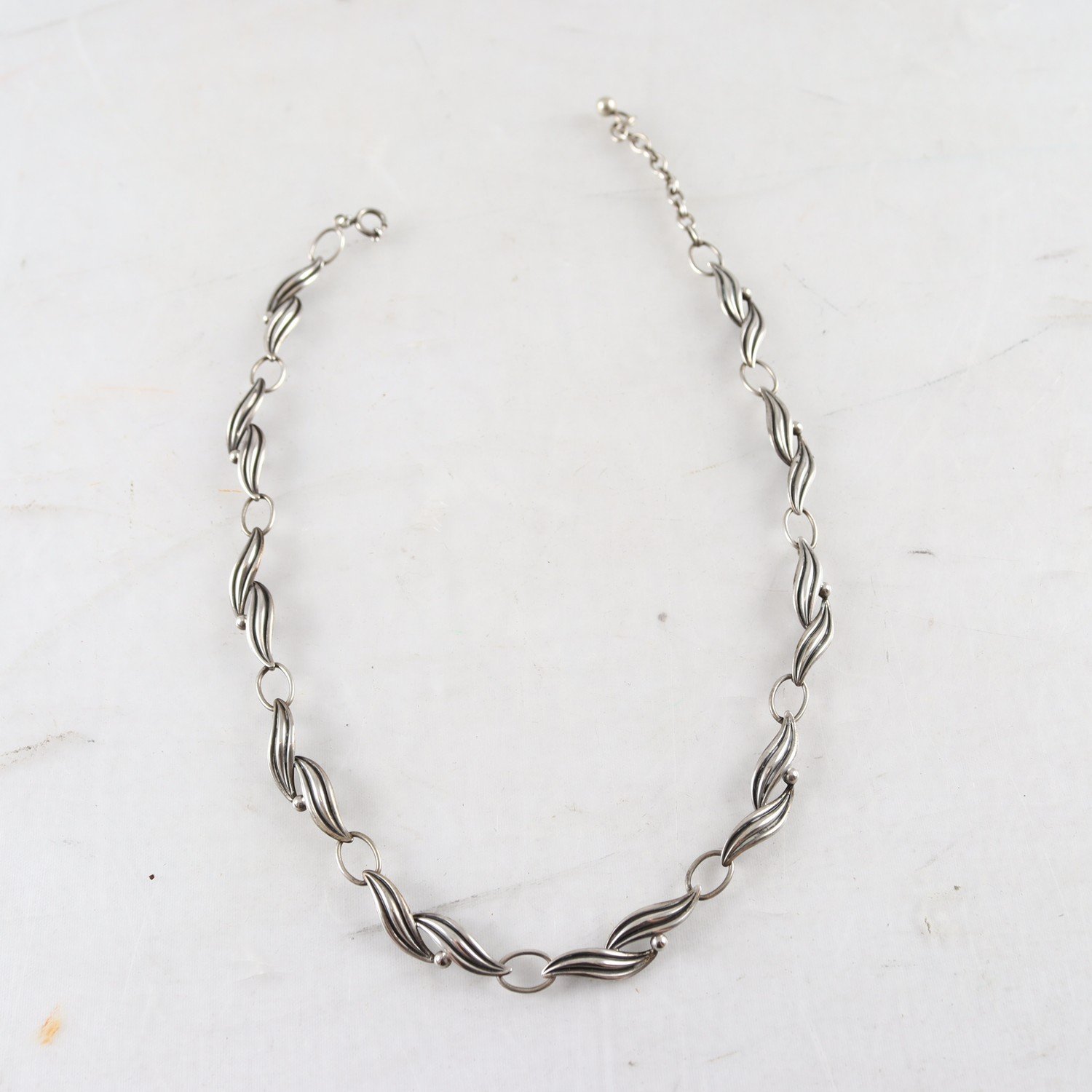 Halsband, collier, silver 835, Theodor Klotz, vikt:12,2g