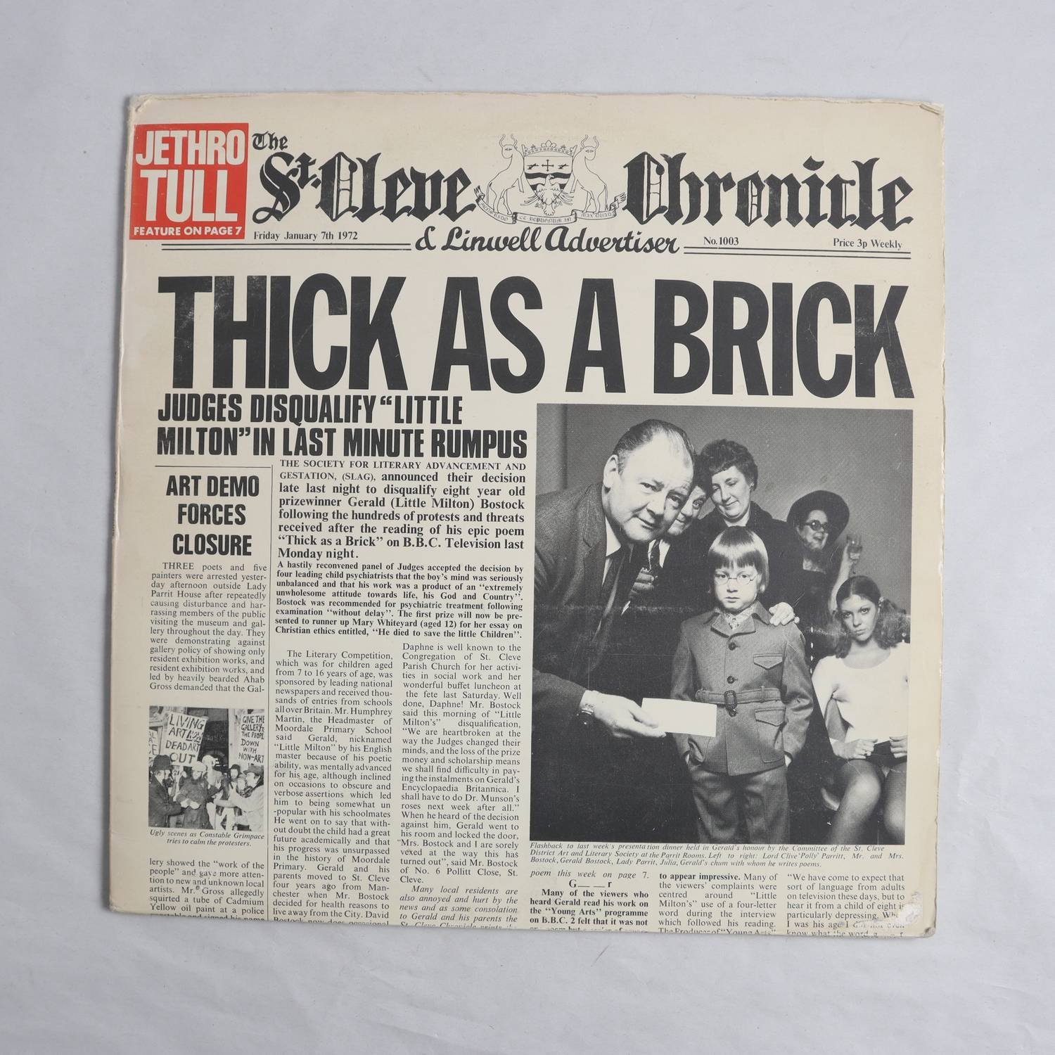 LP Jethro Tull, Thick As A Brick