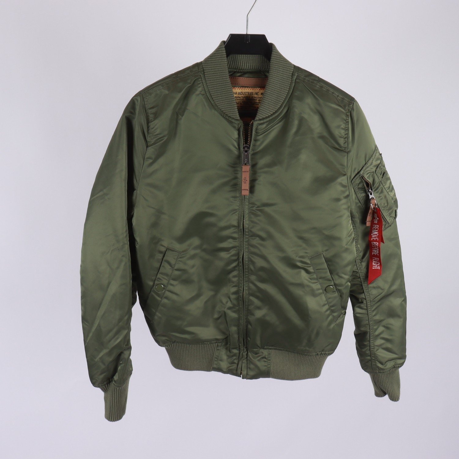 Jacka, Alpha Industries, grön, stl.S