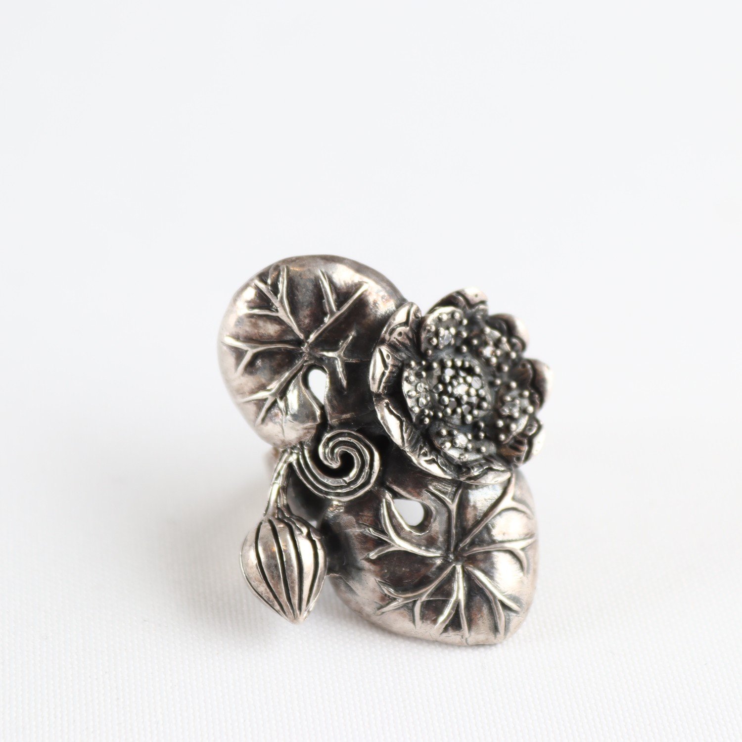 Ring, silver 925, stenar, brv: 14,7 g