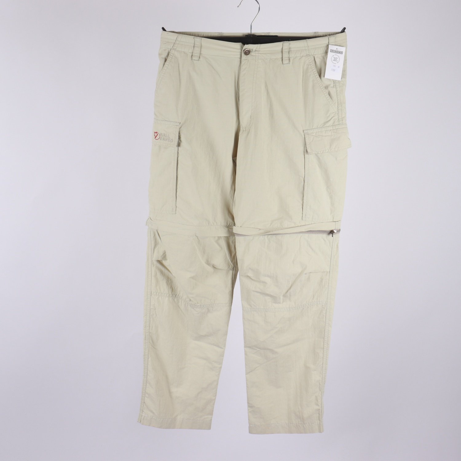 Fritidsbyxor, Fjällräven, beige, stl. 38