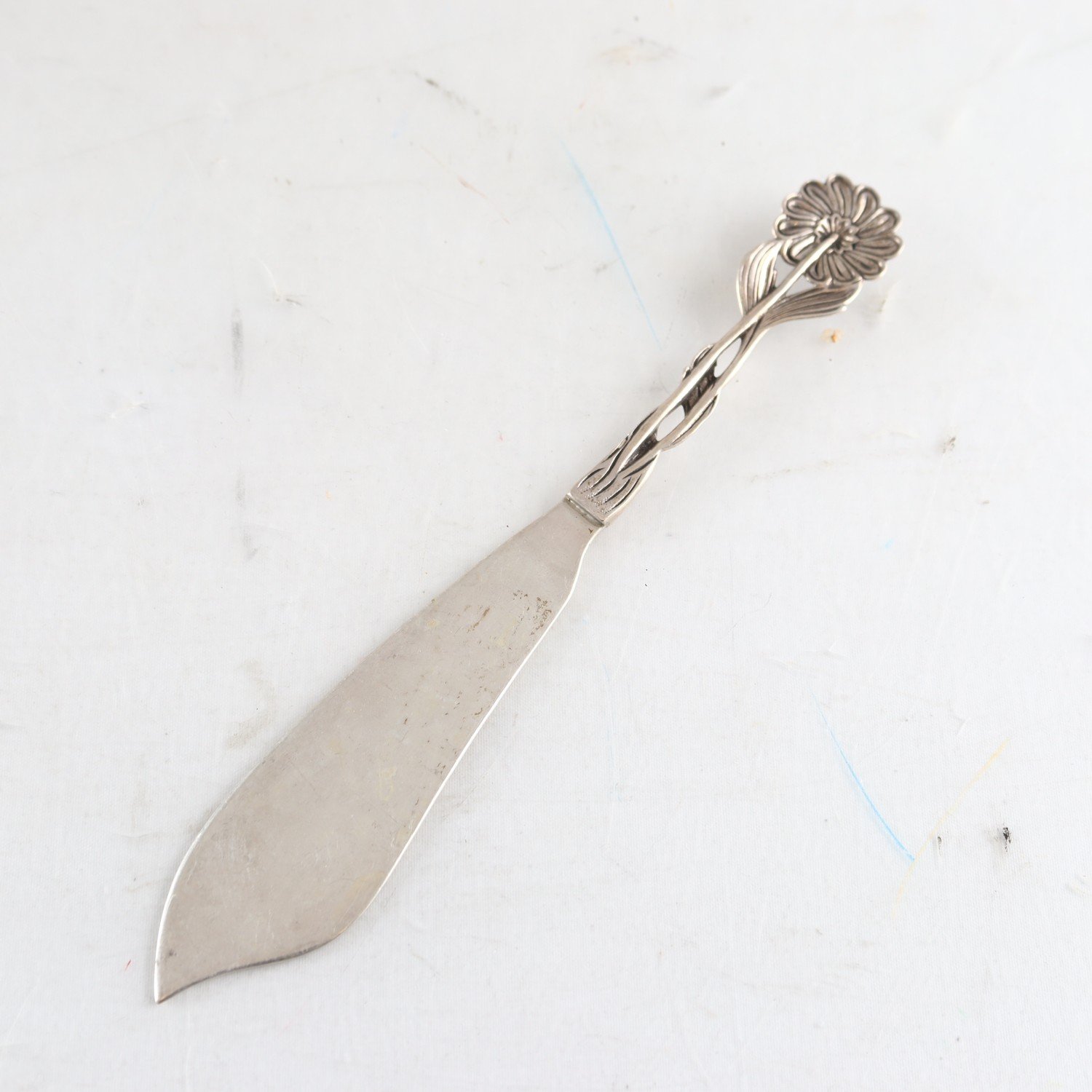 Tårtkniv, silver, 830,1975