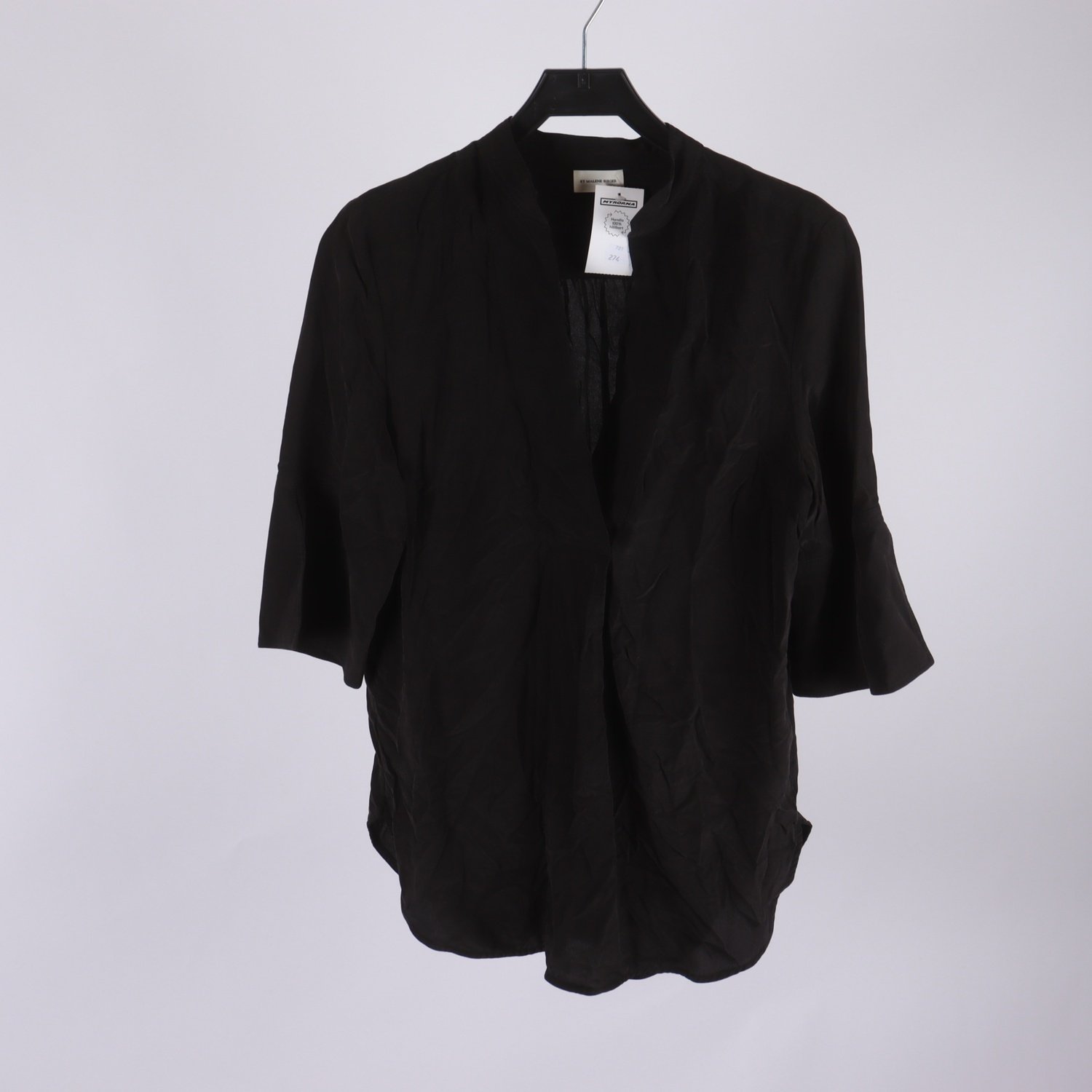 Blus, By Malene Birger, svart, stl. 38