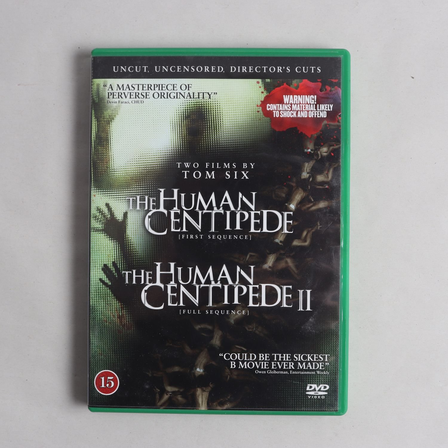 DVD The Human Centipede 1 & 2