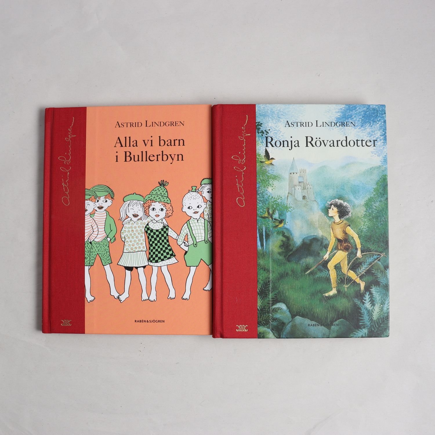 Astrid Lindgren, bokpaket med 4 volymer, Ronja rövardotter m.m.