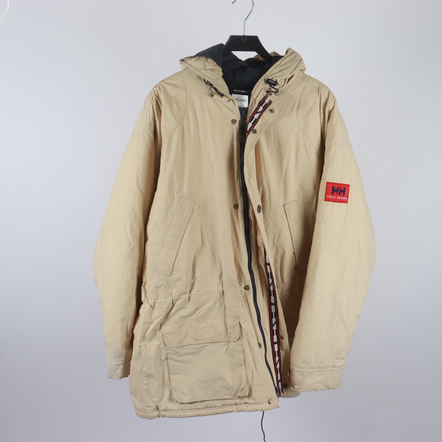 Vinterjacka, Helly Hansen, vintage, beige, stl. XXL