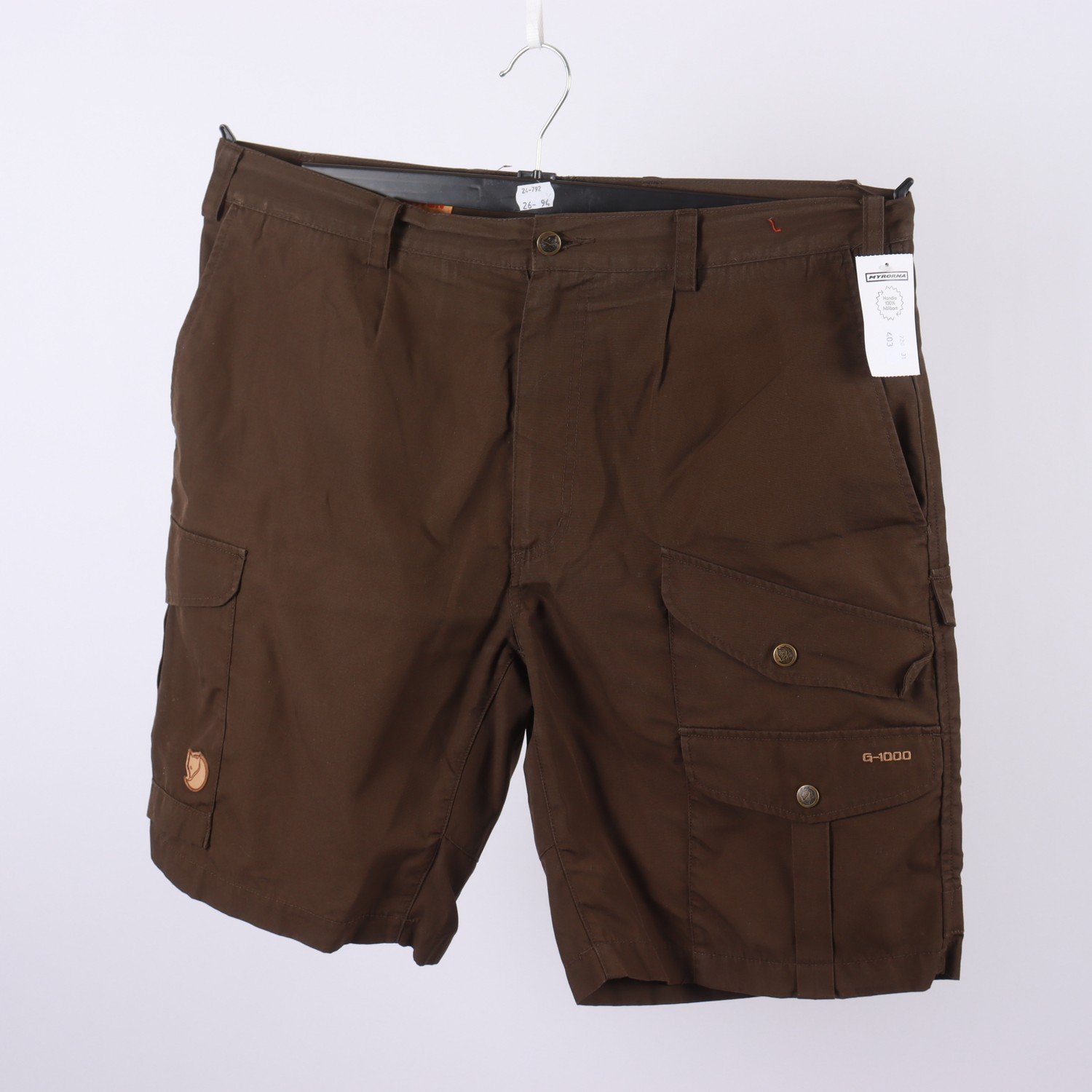 Shorts, Fjällräven, G-1000, brun, stl. 50