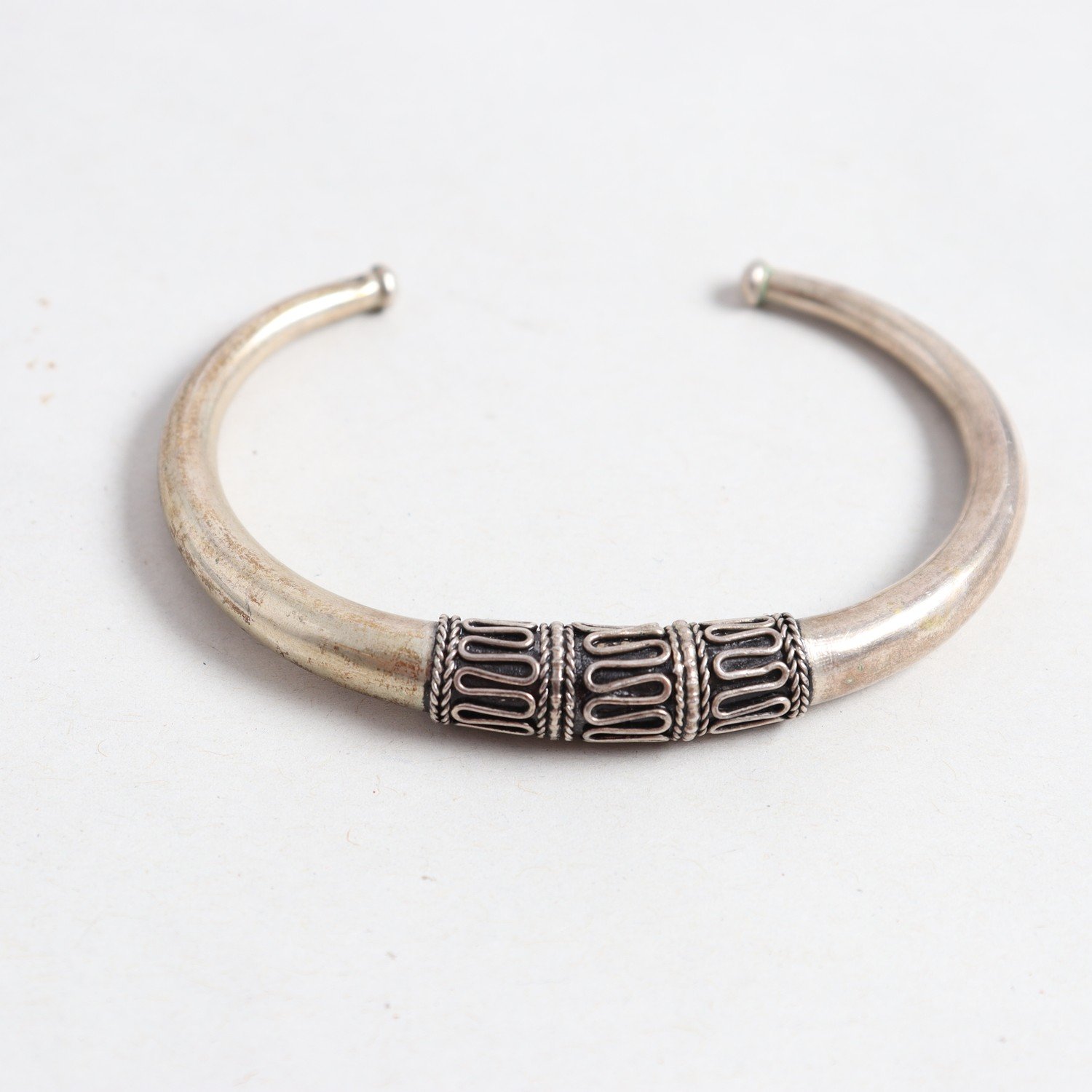 Armband, Cuff, Silver 925, vikt: 19,7g